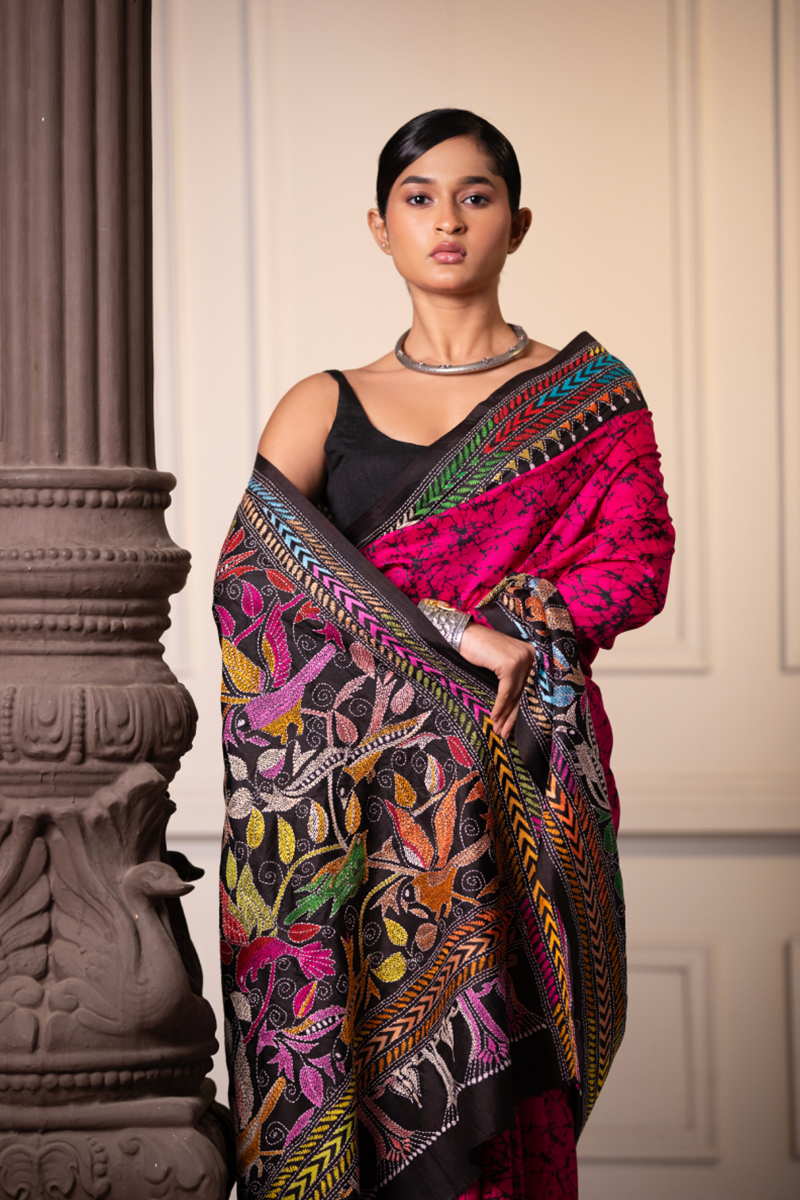 Kantha Saree