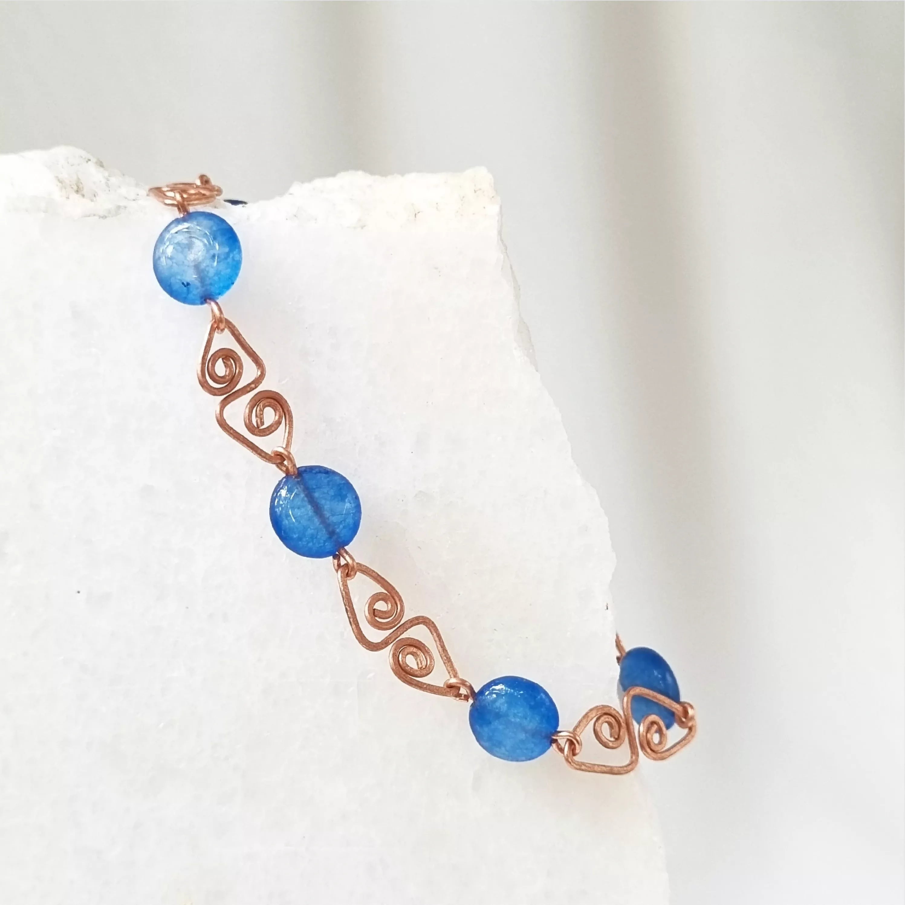 Spirangular Blue - Bracelet