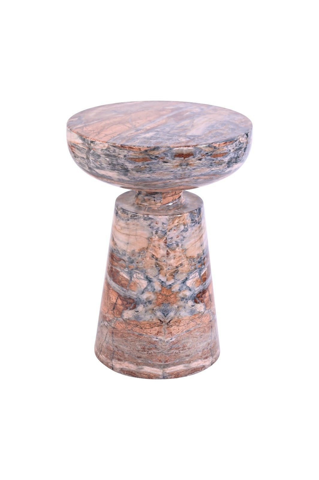 Premium Metal Side Table (Decal Finish)