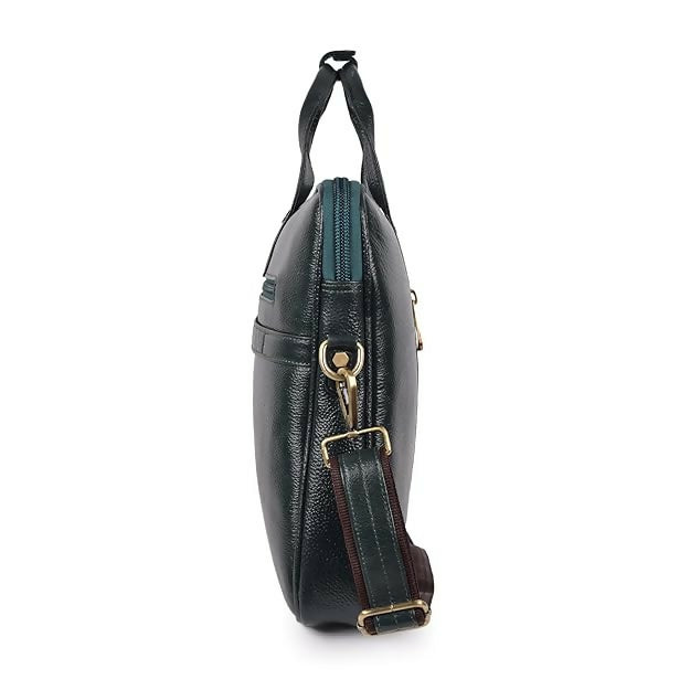 FERNWEH Leather Crossbody Laptop Messenger Bag - 15.6"