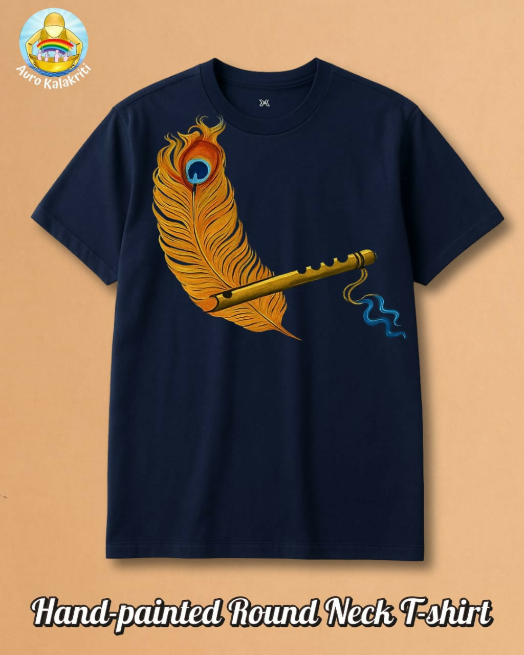 Krishna's Melody Tee-Wear the Melody of Art