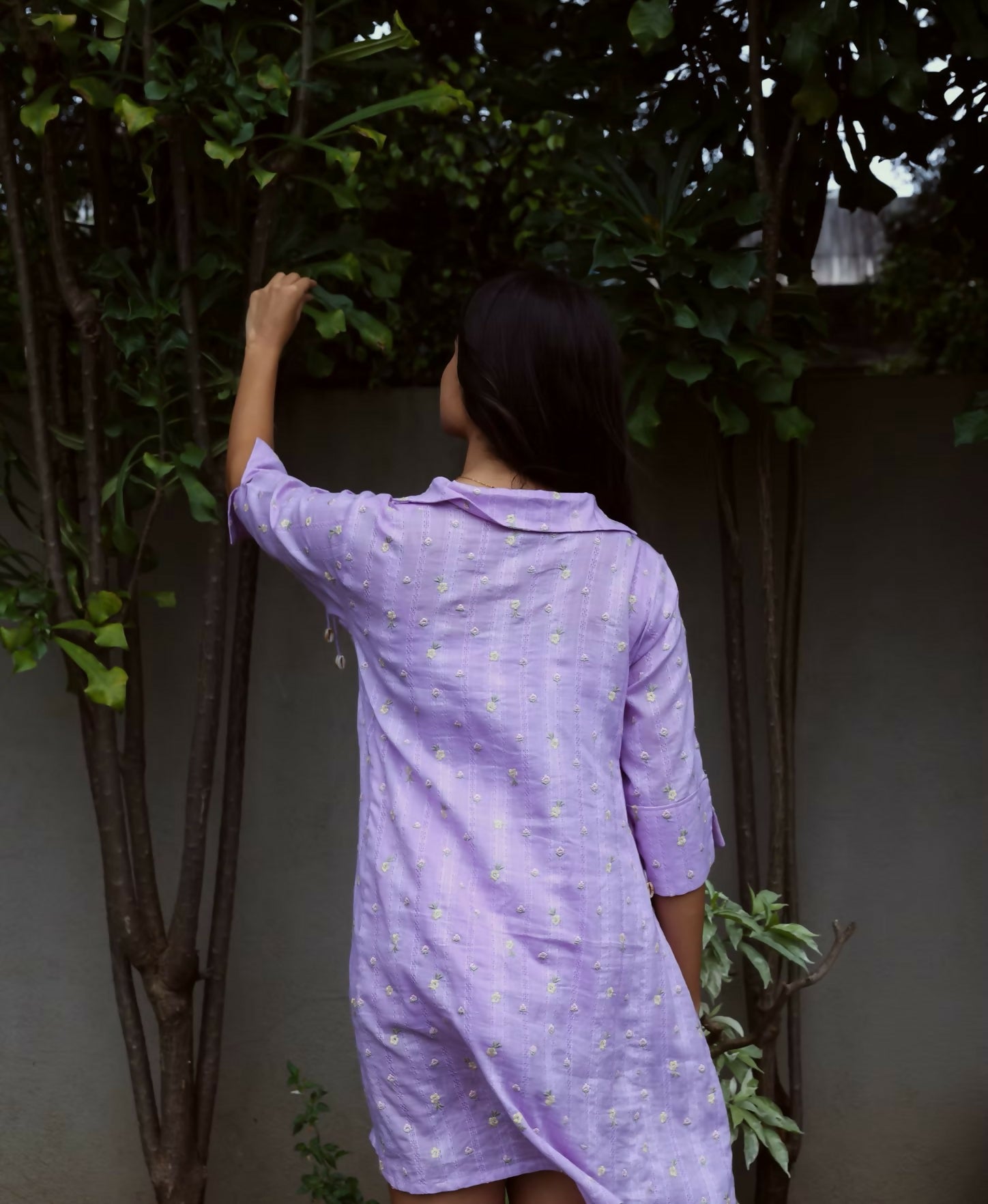 Embroidered Cotton Dress