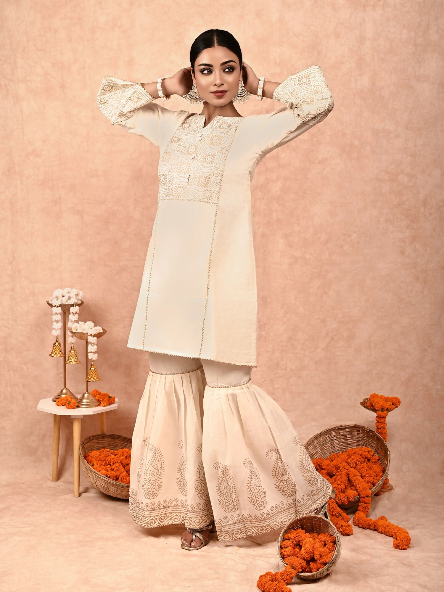 Padma Chanderi Silk Kurta Set of 2