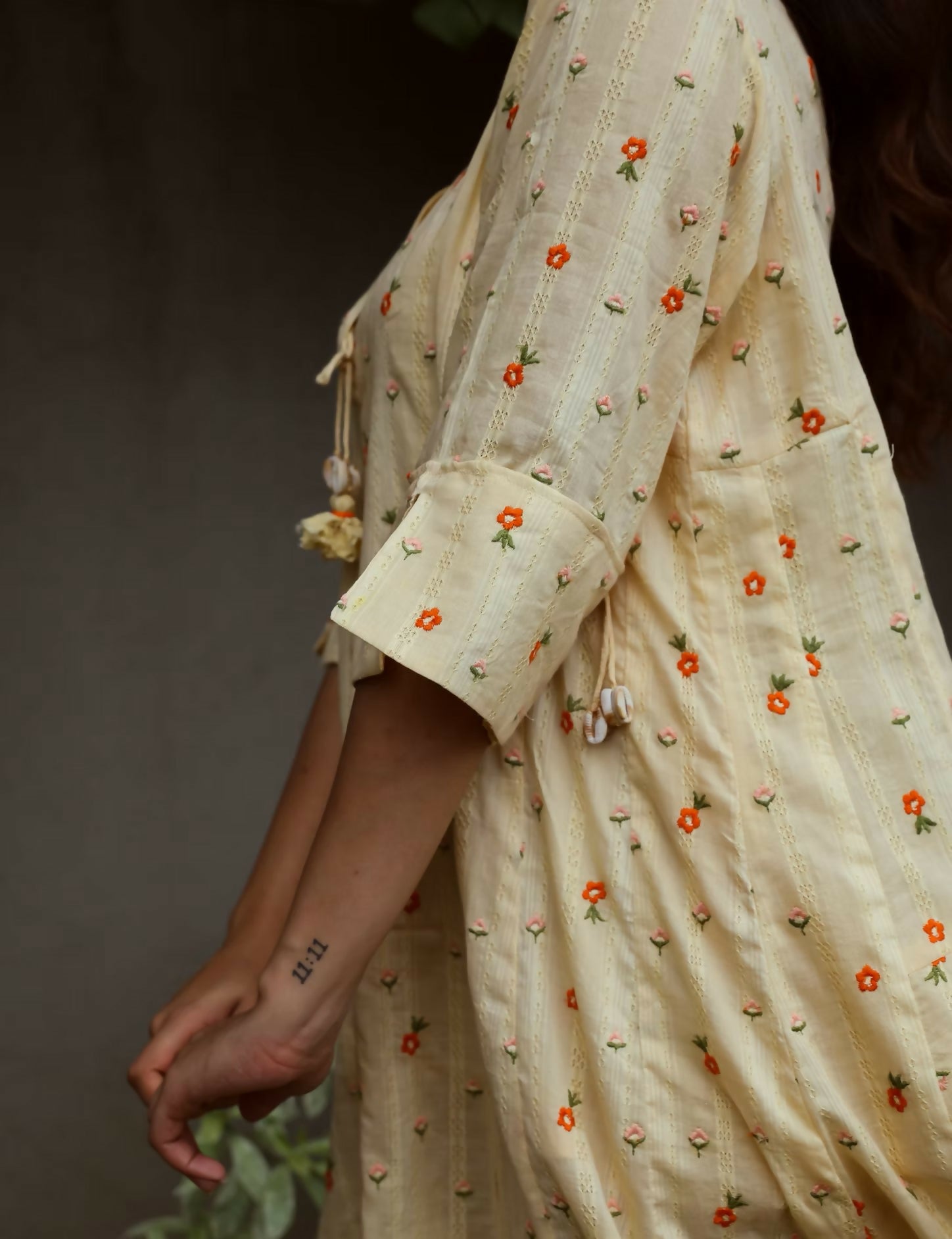 Embroidered Cotton Dress