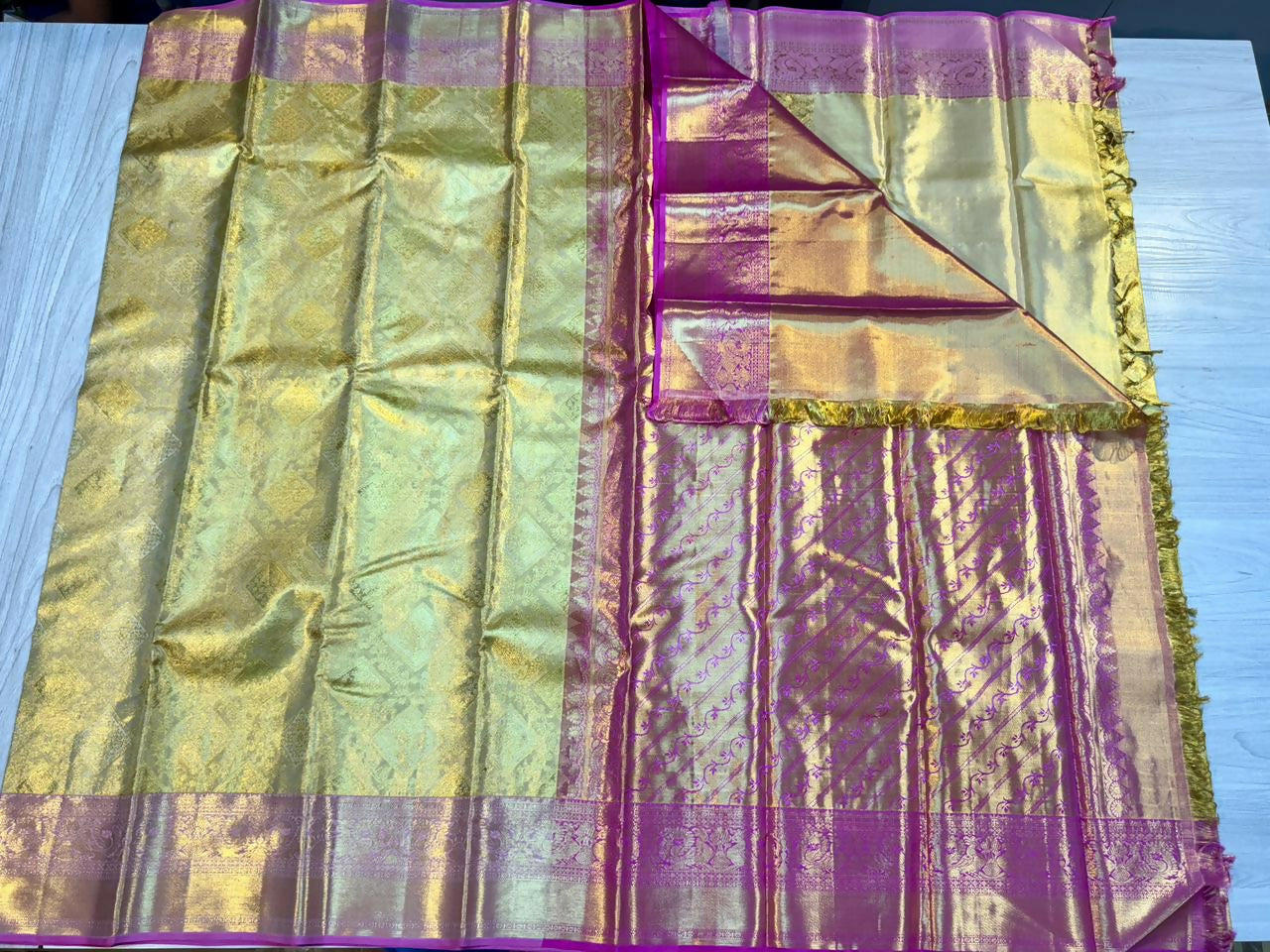 Sacred Vows - Pure Handloom Kanchi Pattu Bridal Sarees