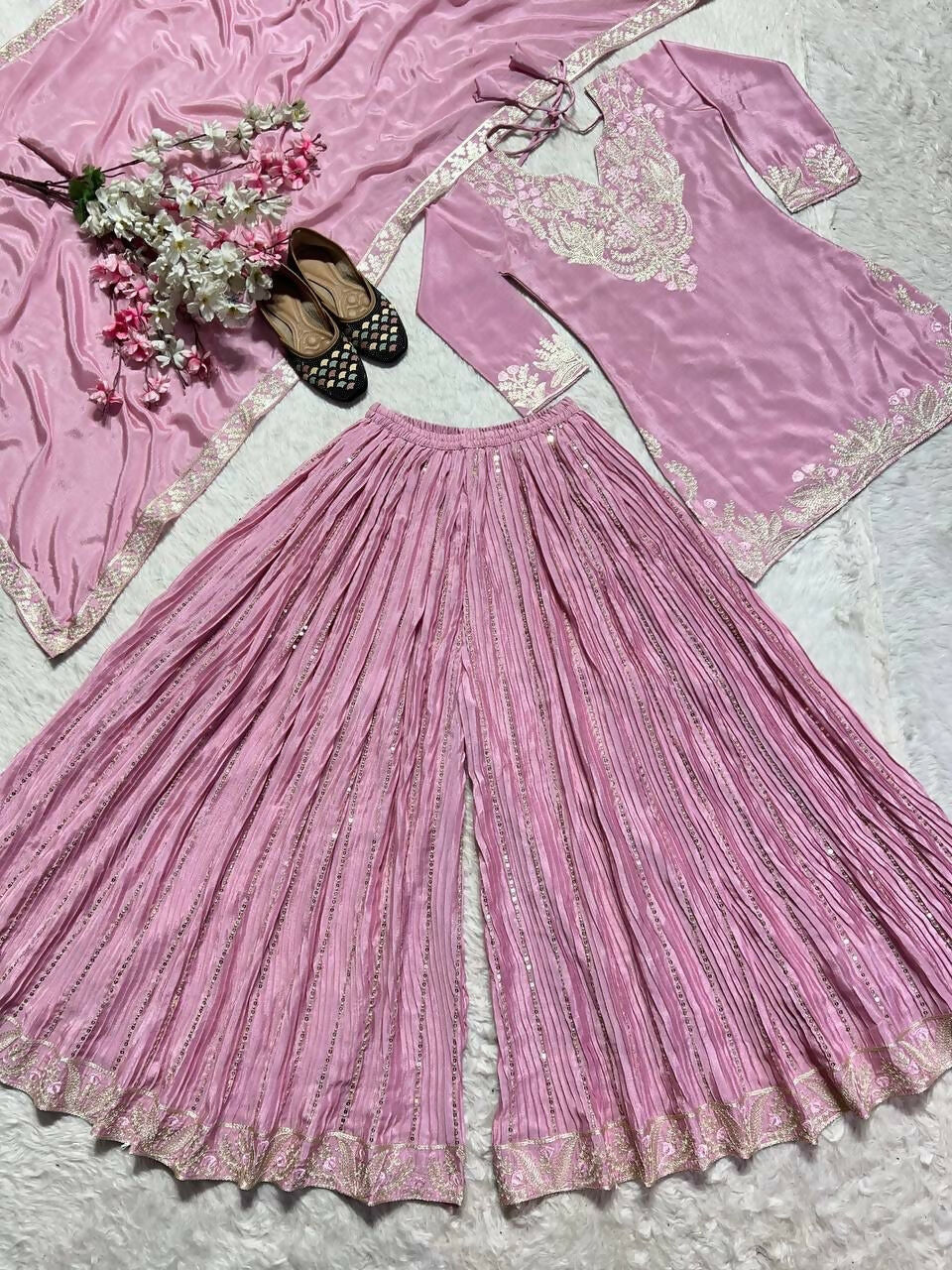 Chinon Sharara Suit Set