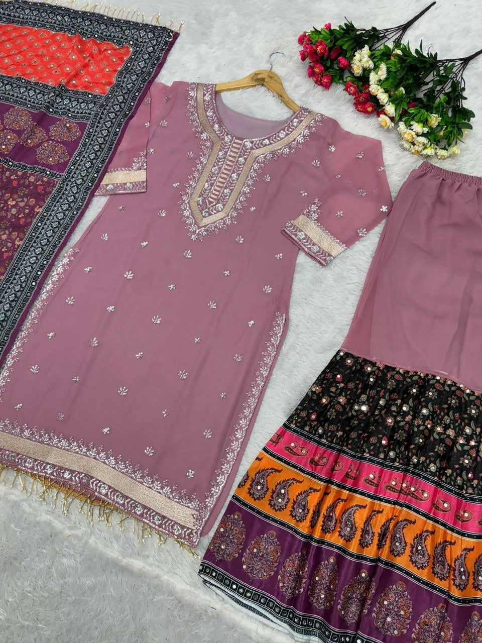 Georgette Pakistani Suit Set