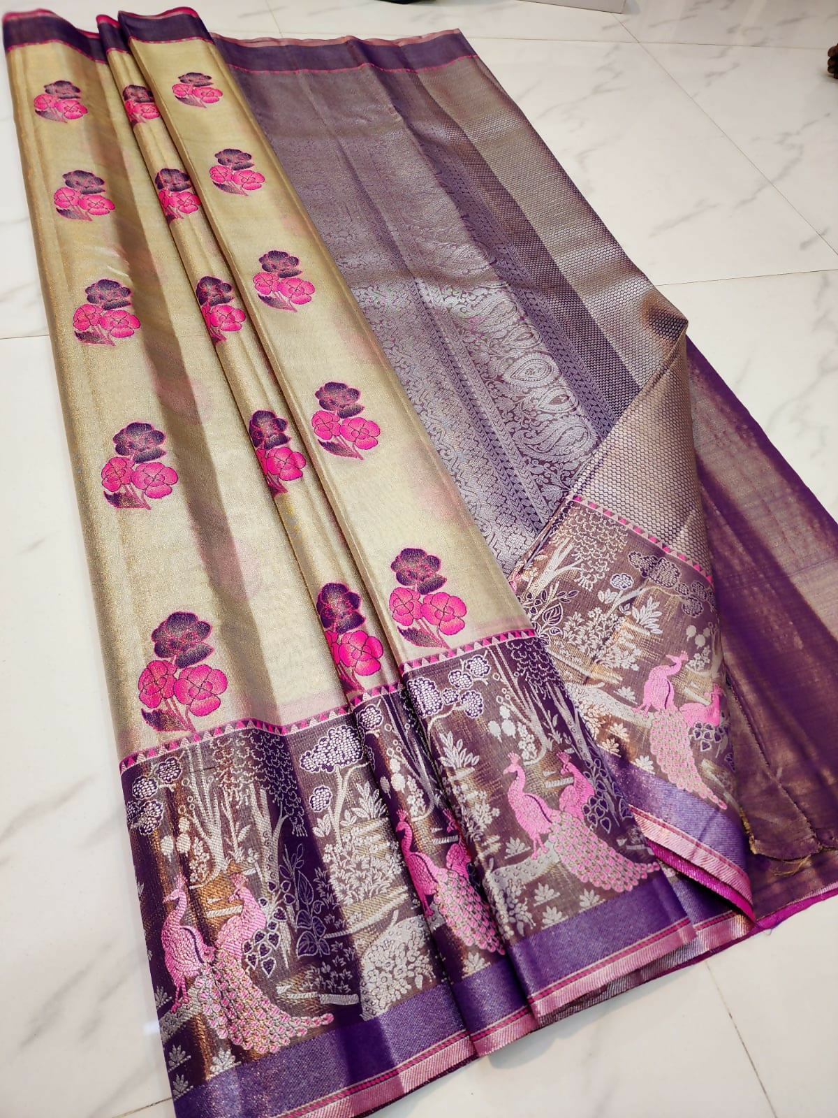 Eternal Glam Lite - Semi-Tissue Kanchi Bridal Sarees