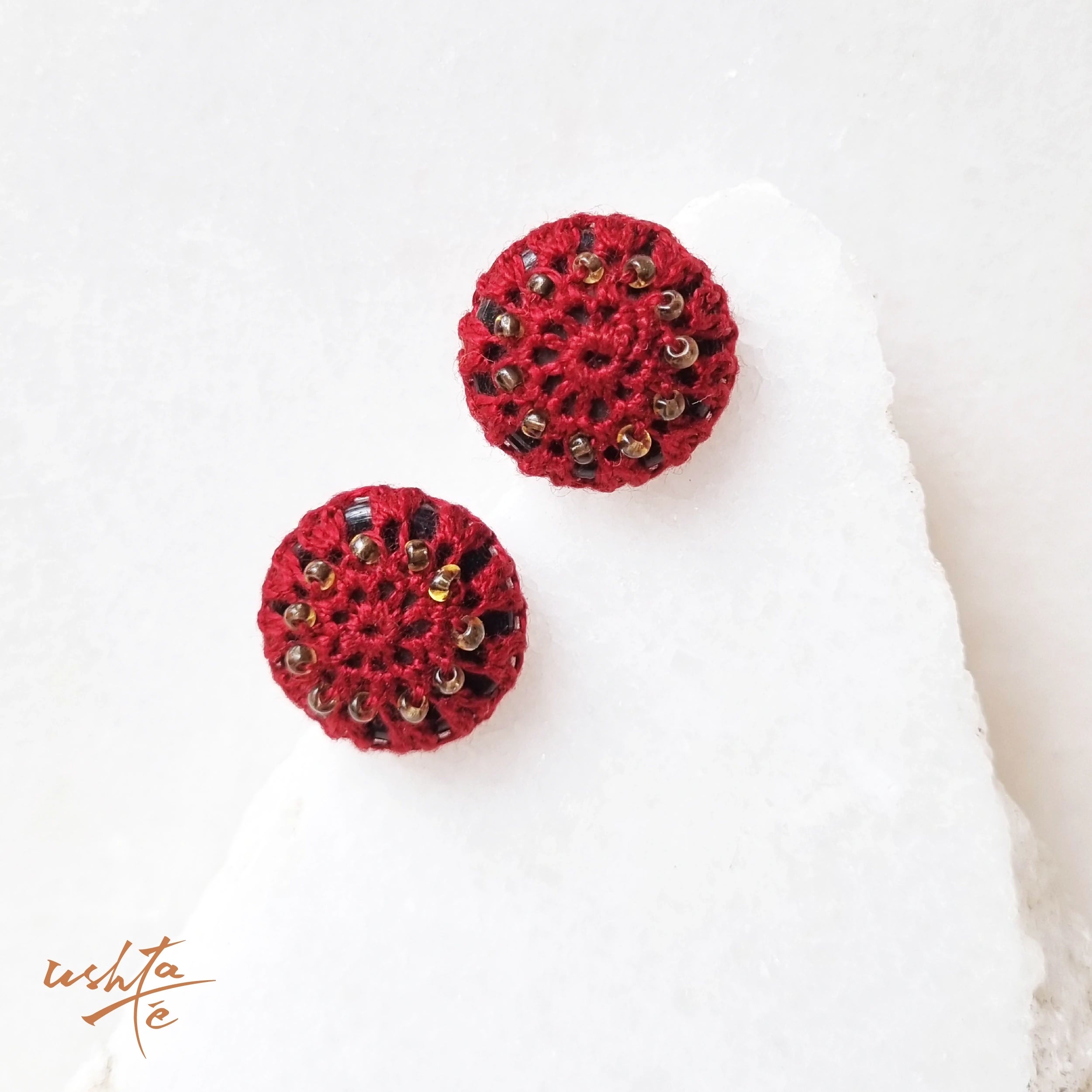Buttoned-up Berries - Earring