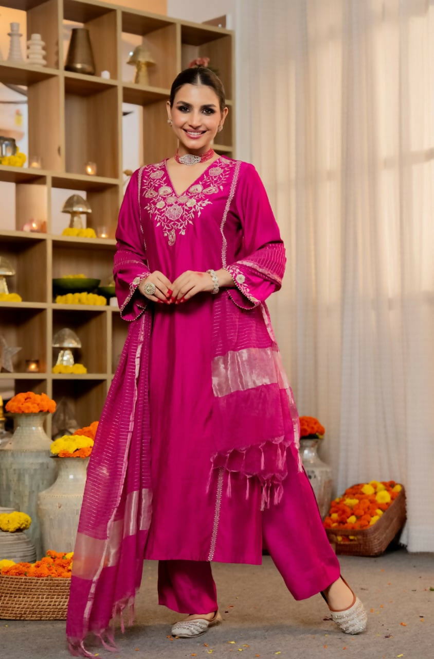 Satori Silk Suit Set