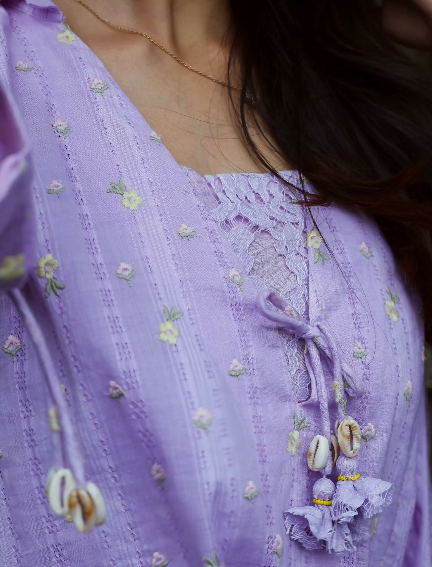 Embroidered Cotton Dress