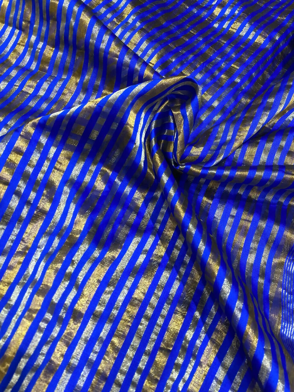 Neelambari Tissue Drape- Pattu Tissue Saree
