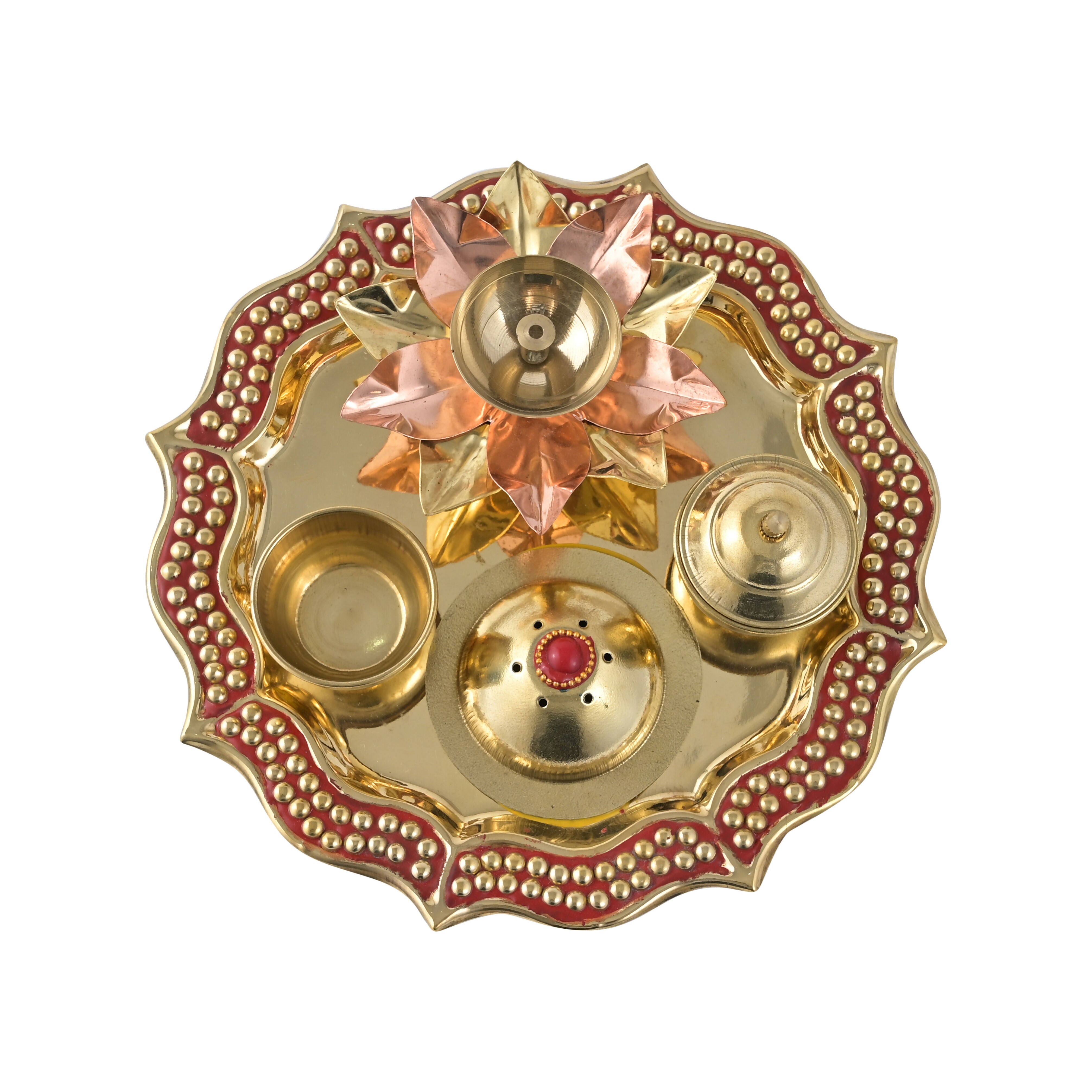Brass Pooja Thali