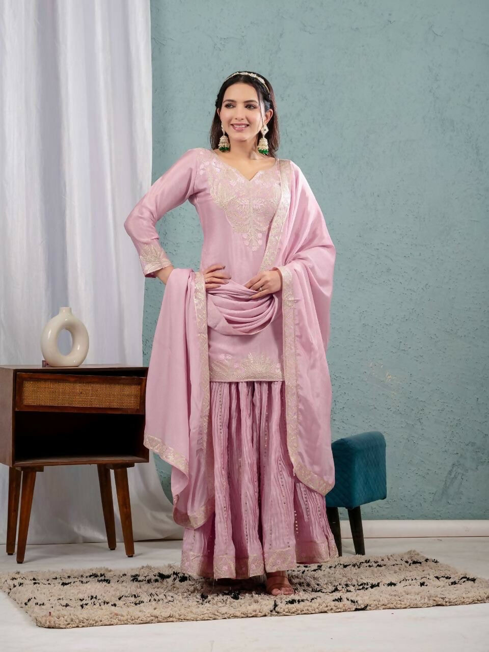 Chinon Sharara Suit Set