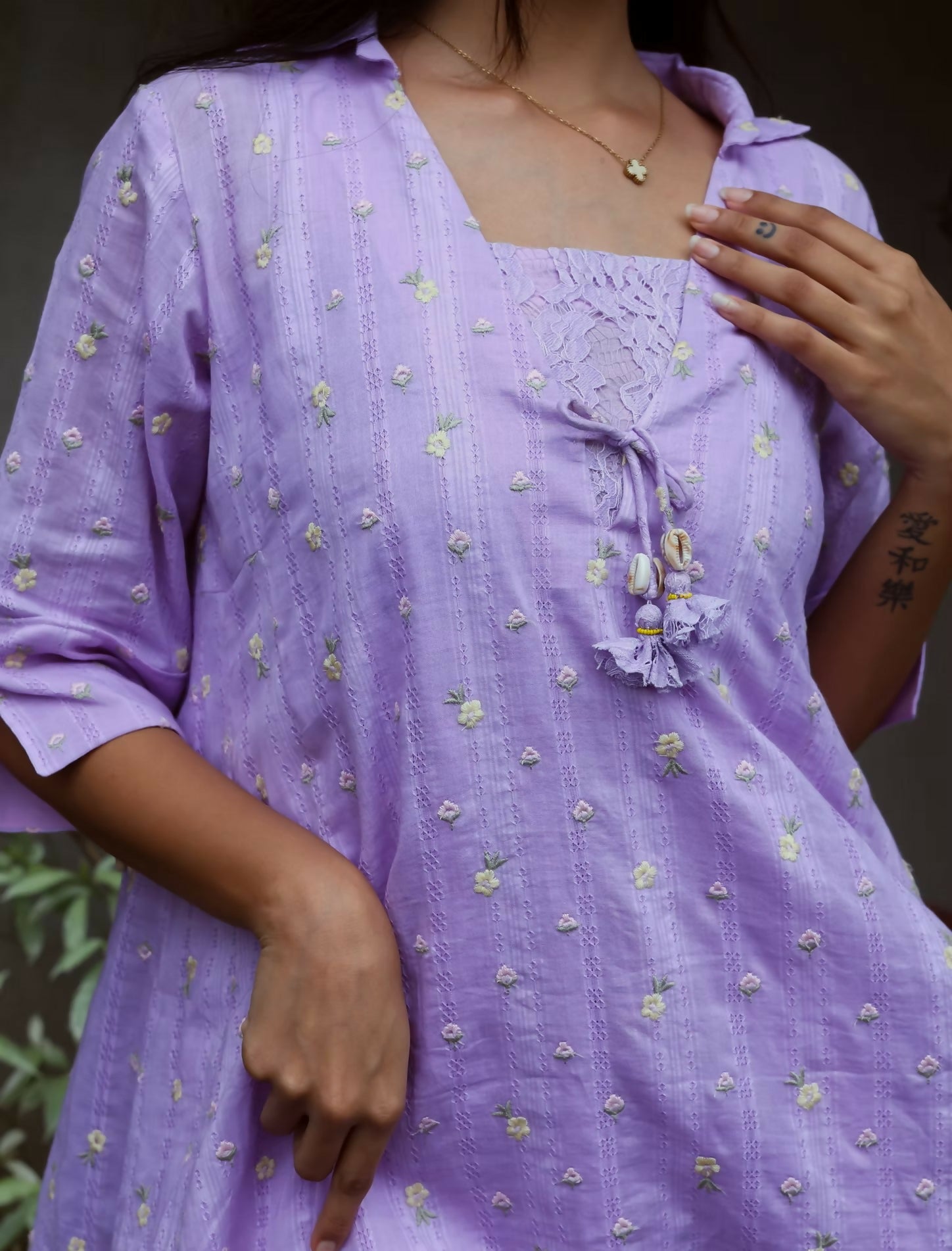 Embroidered Cotton Dress