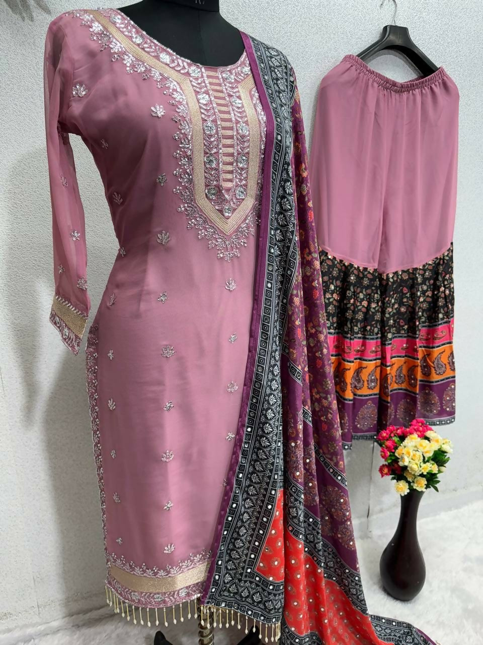 Georgette Pakistani Suit Set