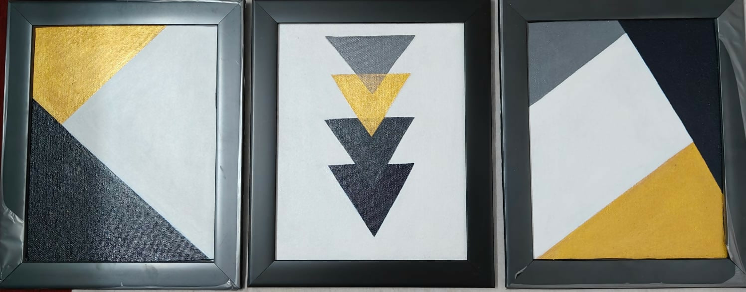 Geometric Art (set of 3)