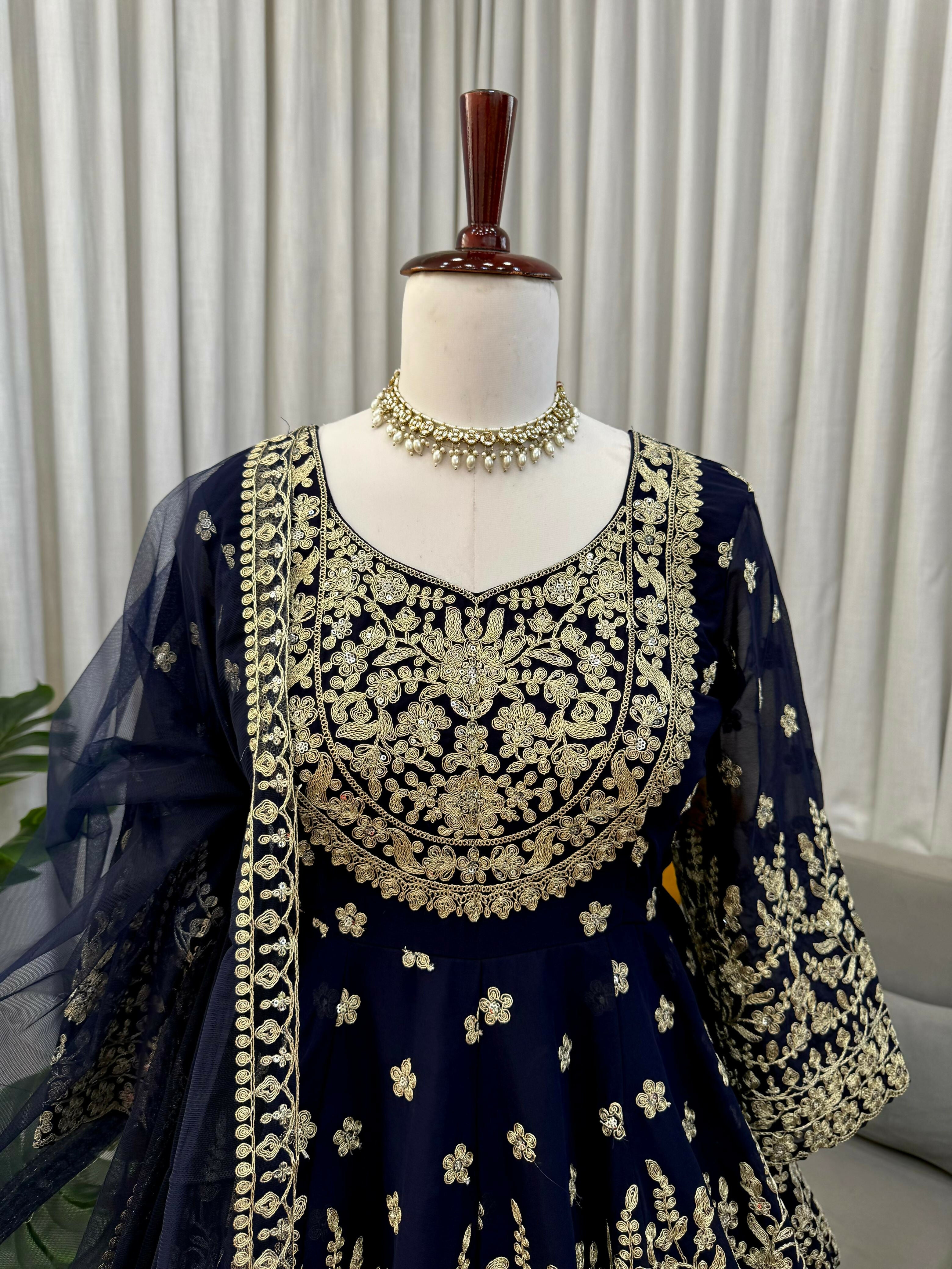 Georgette Lehenga Suit Set