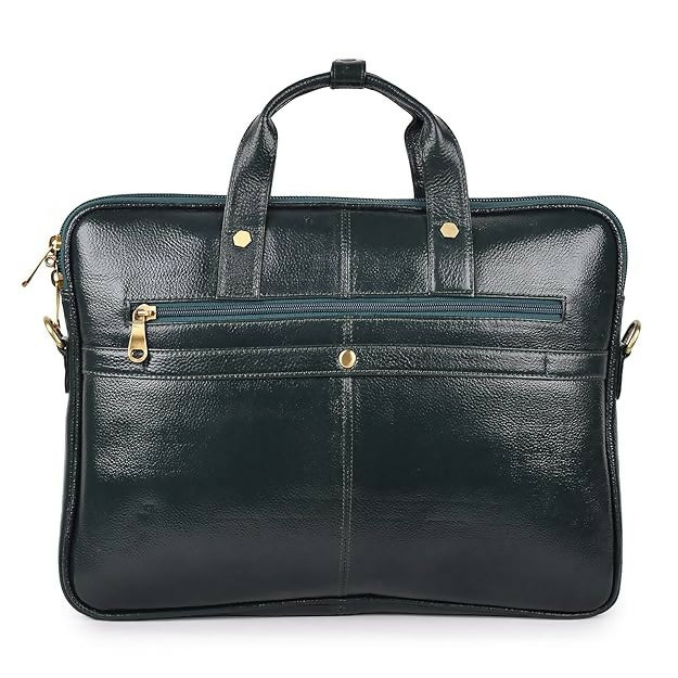 FERNWEH Leather Crossbody Laptop Messenger Bag - 15.6"