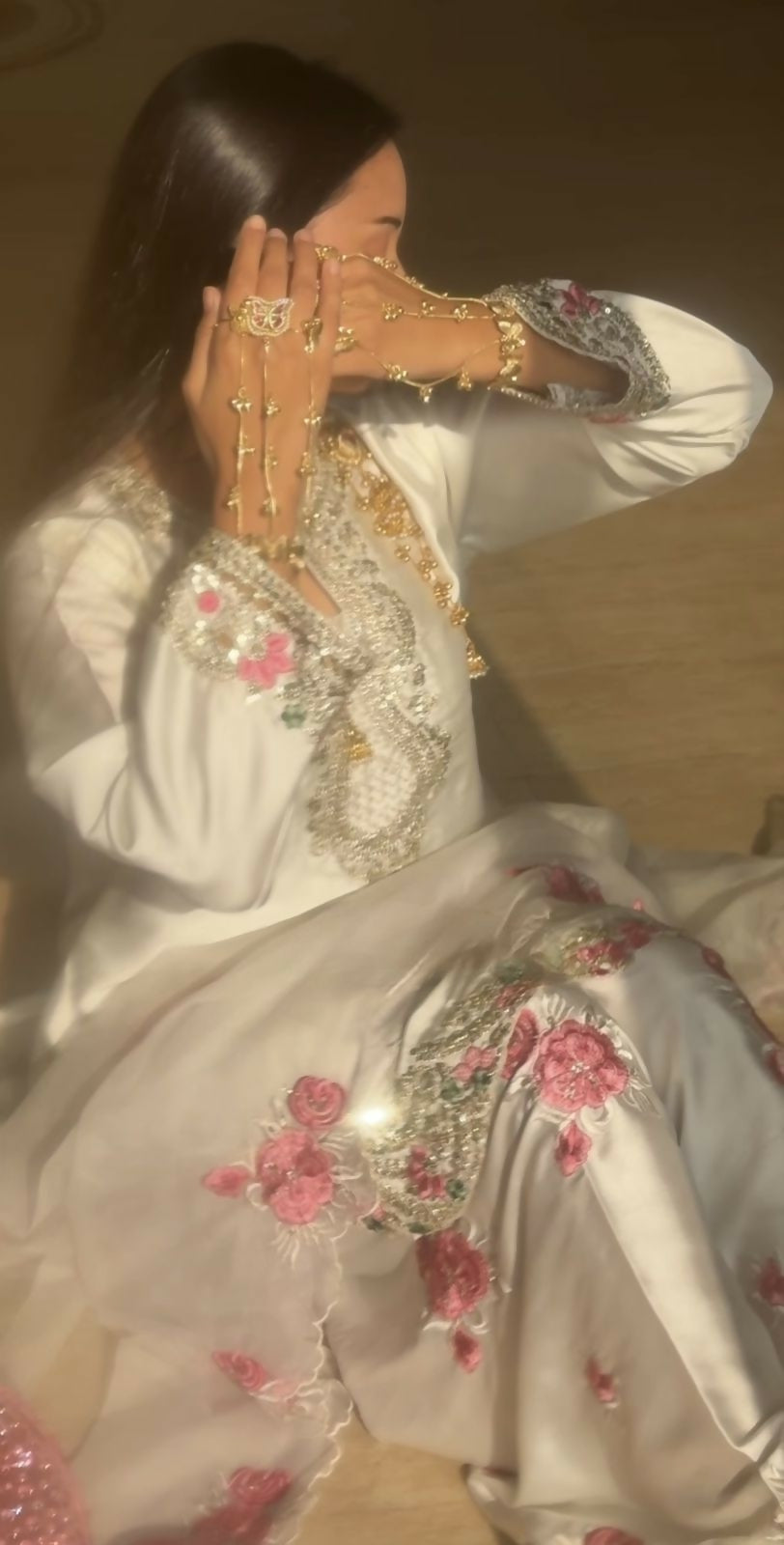 Satin Farshi Suit Set