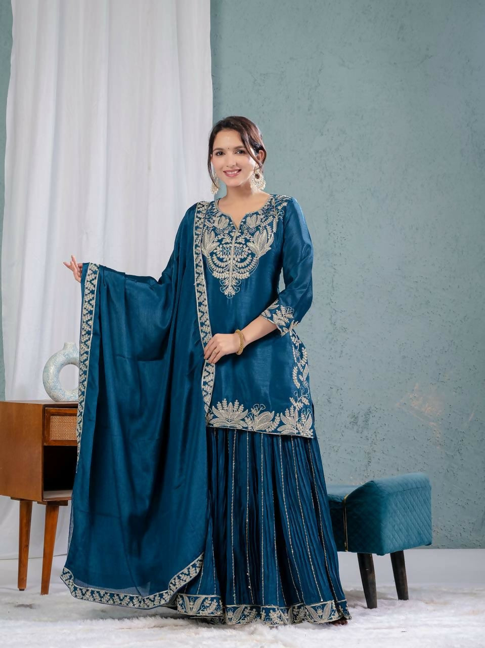 Chinon Sharara Suit Set