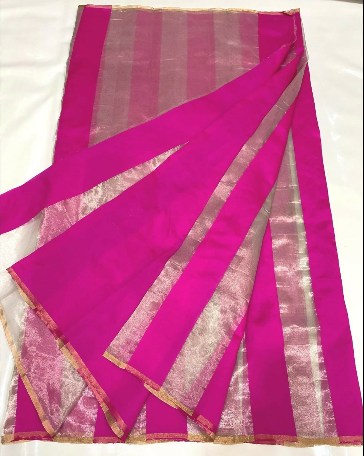 Gulabi Zari Drape
