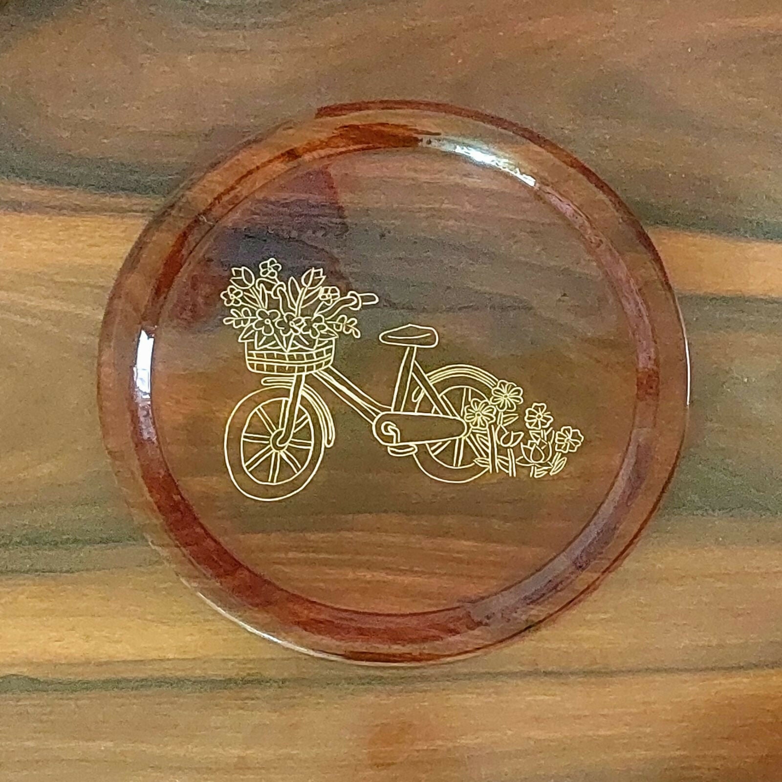 Cycle engraved Wall Decor Plates in Tarkashicrafts – Set of 3