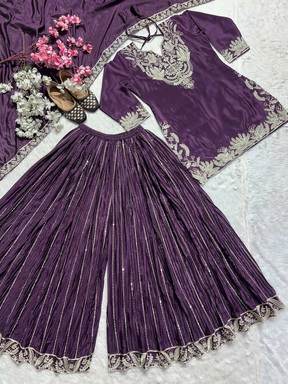 Chinon Sharara Suit Set