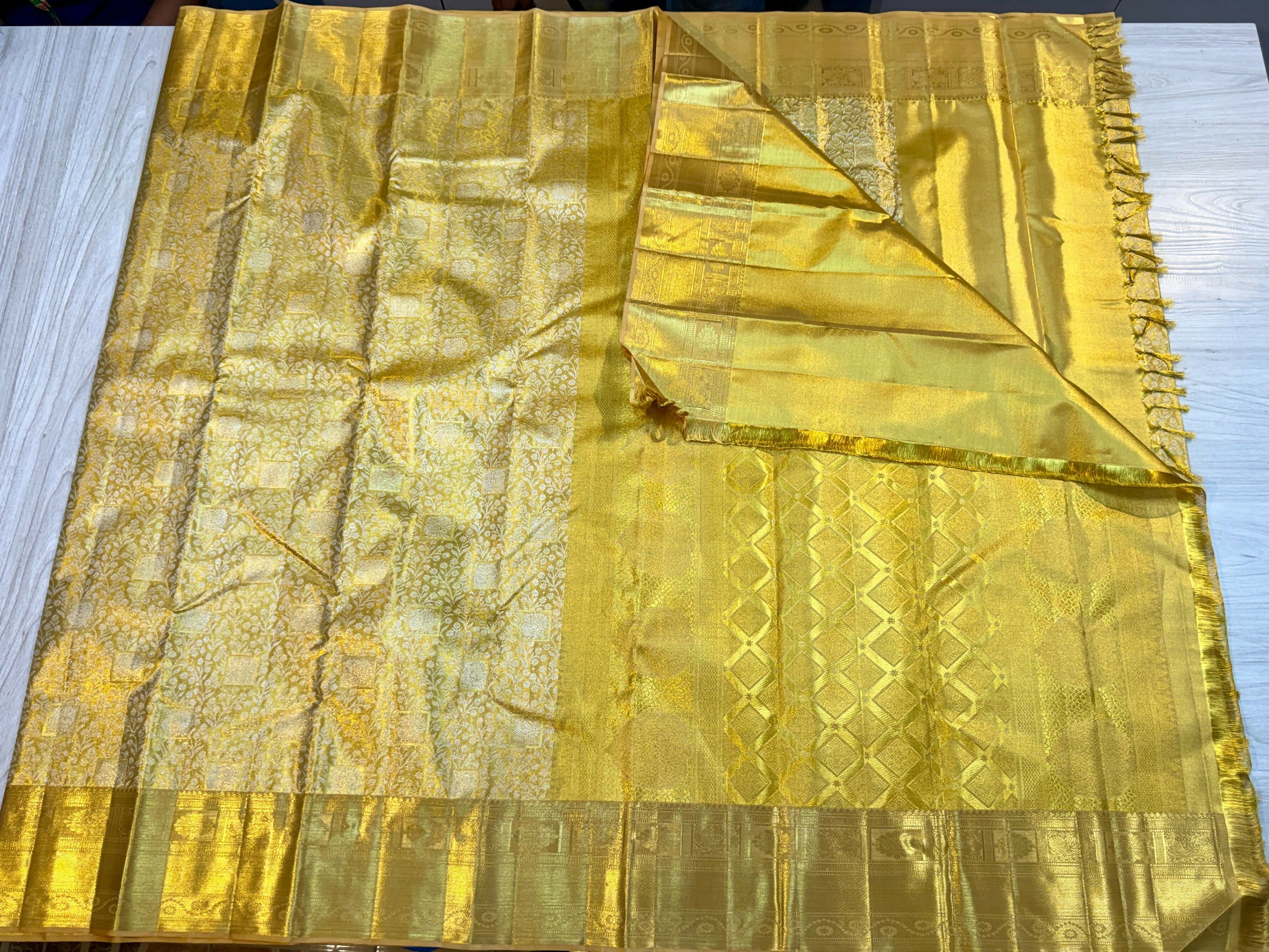 Exquisite Kanchi - Pure Handloom Kanchi Pattu Bridal Sarees