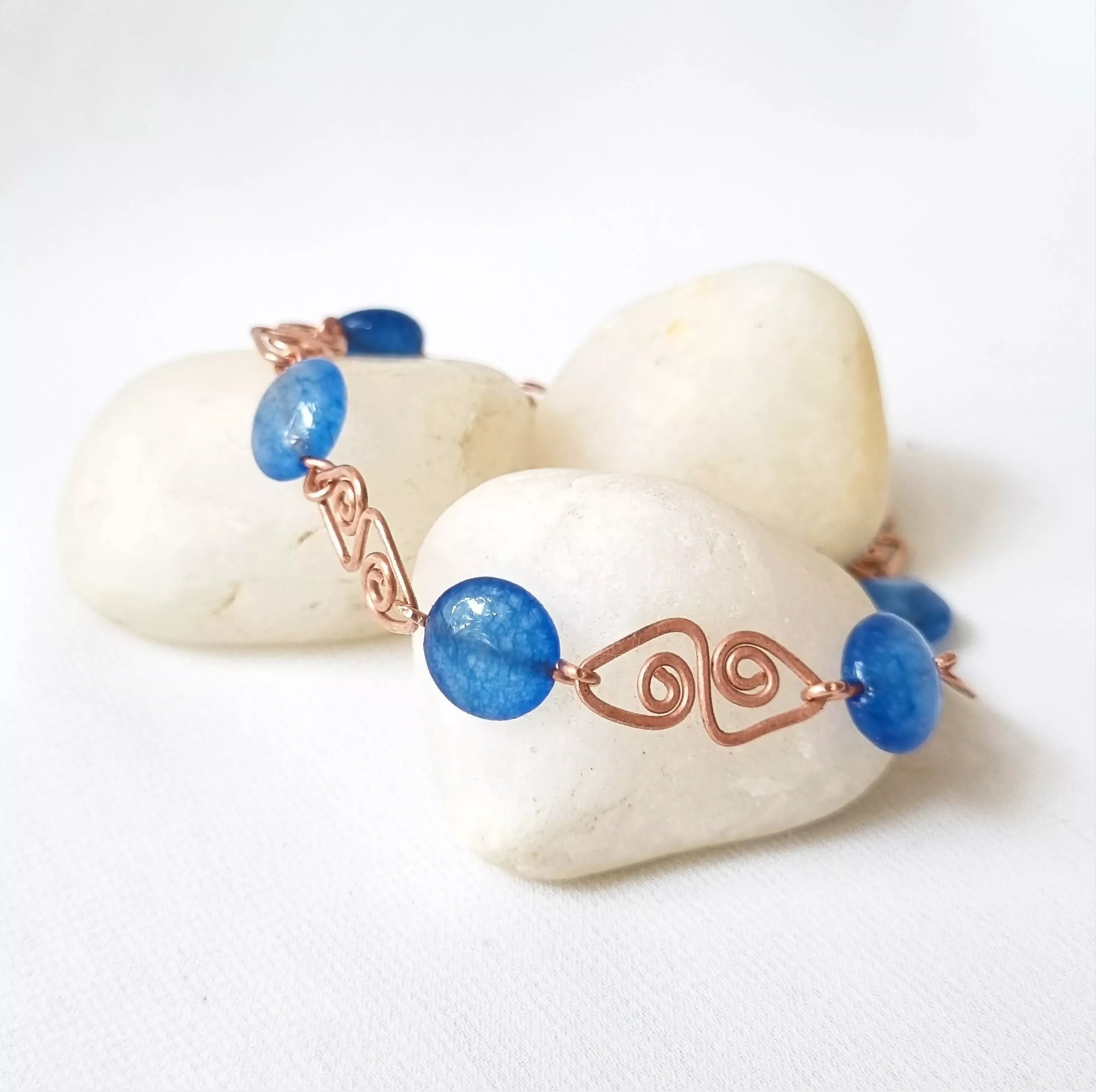 Spirangular Blue - Bracelet
