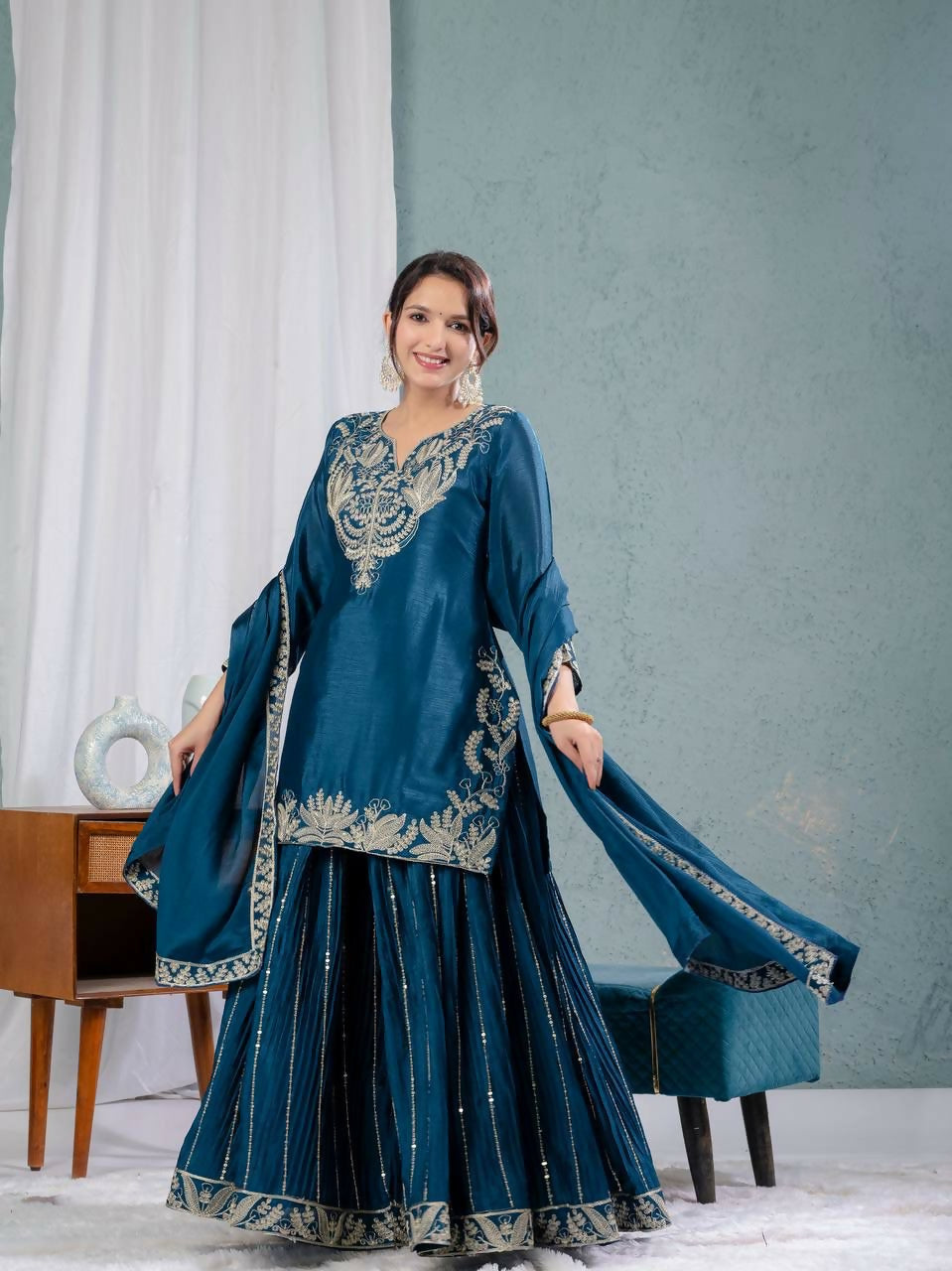 Chinon Sharara Suit Set