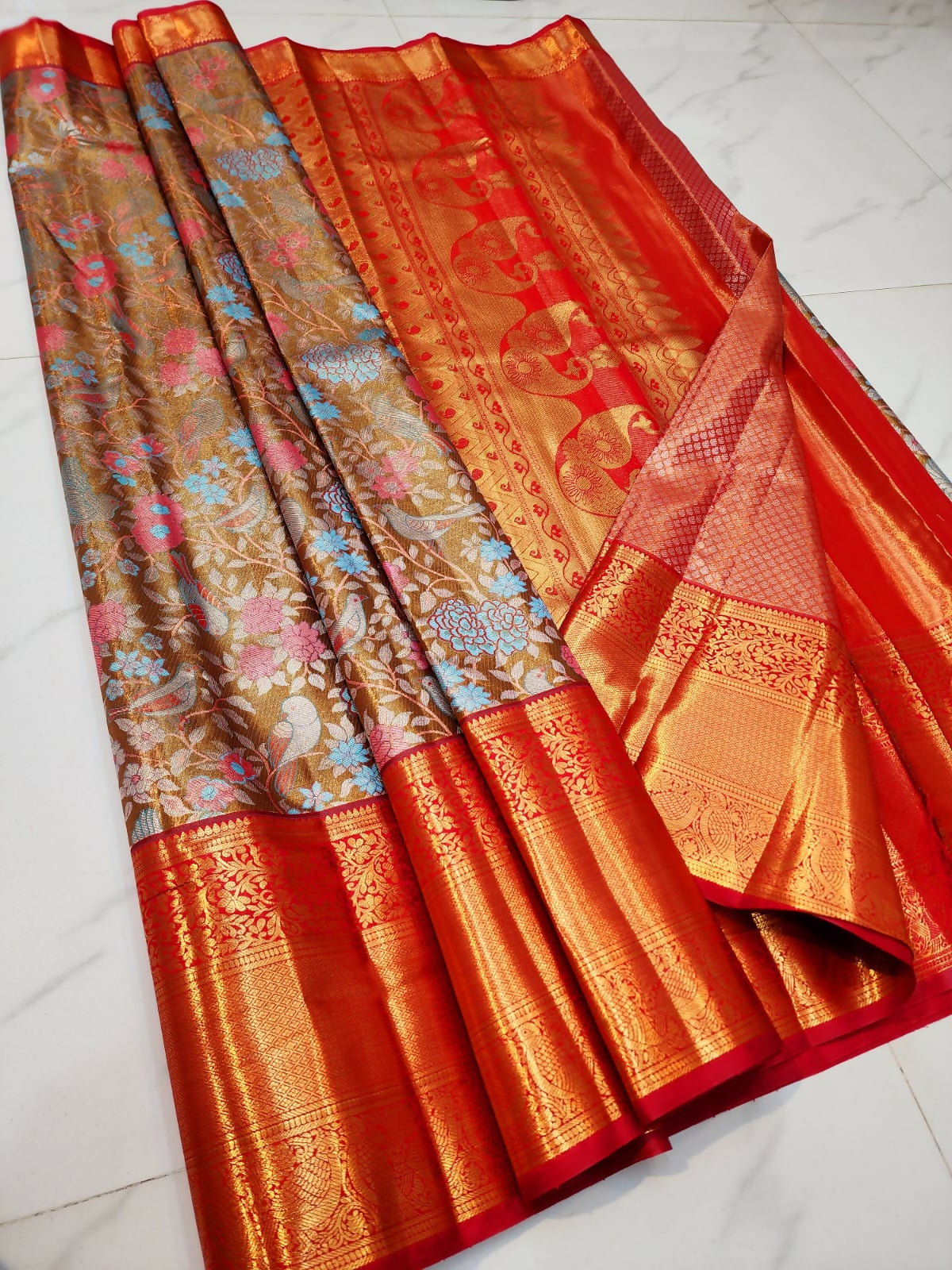 Kanchi Tradition Lite - Semi-Tissue Kanchi Bridal Sarees