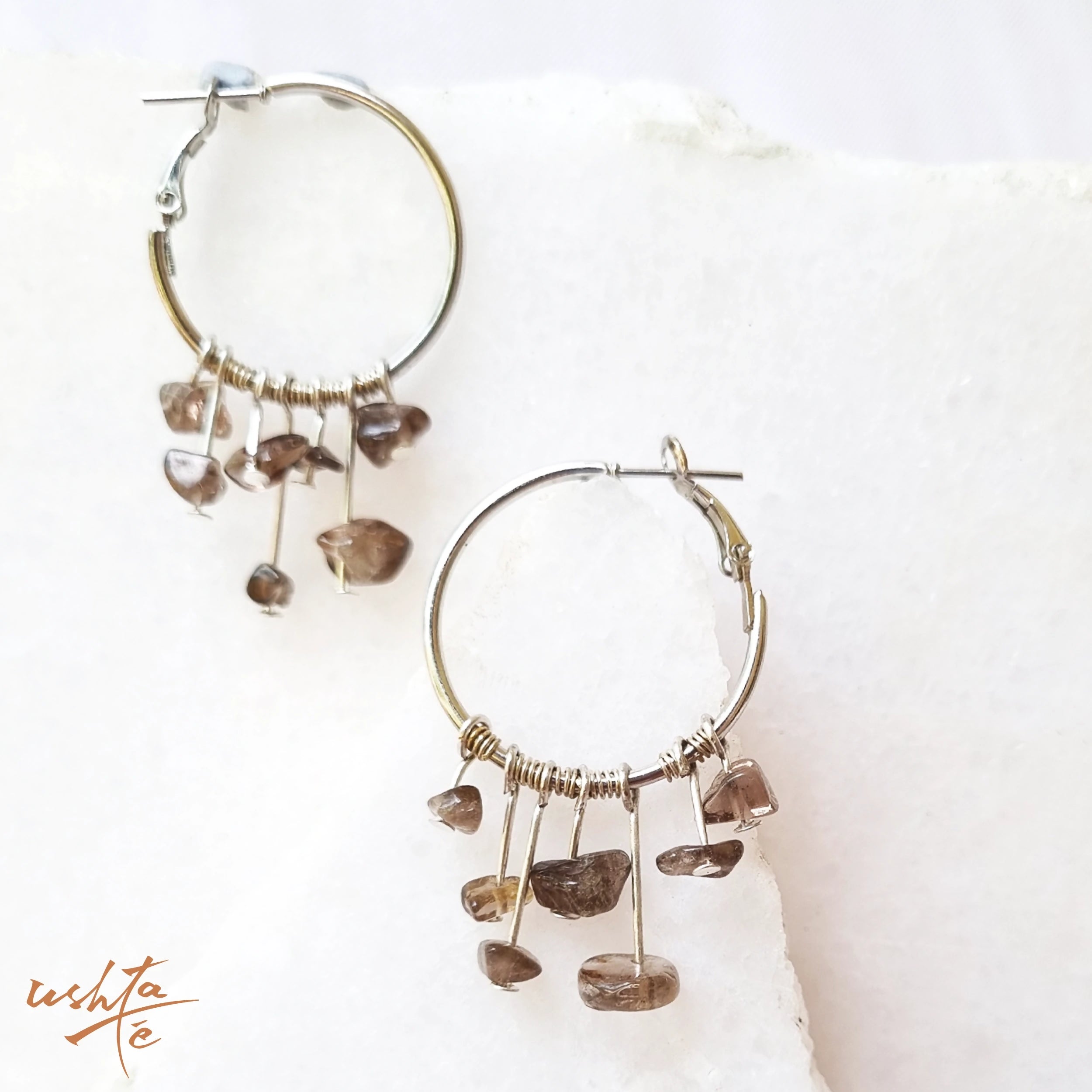 Drizzling Smoke - Earring