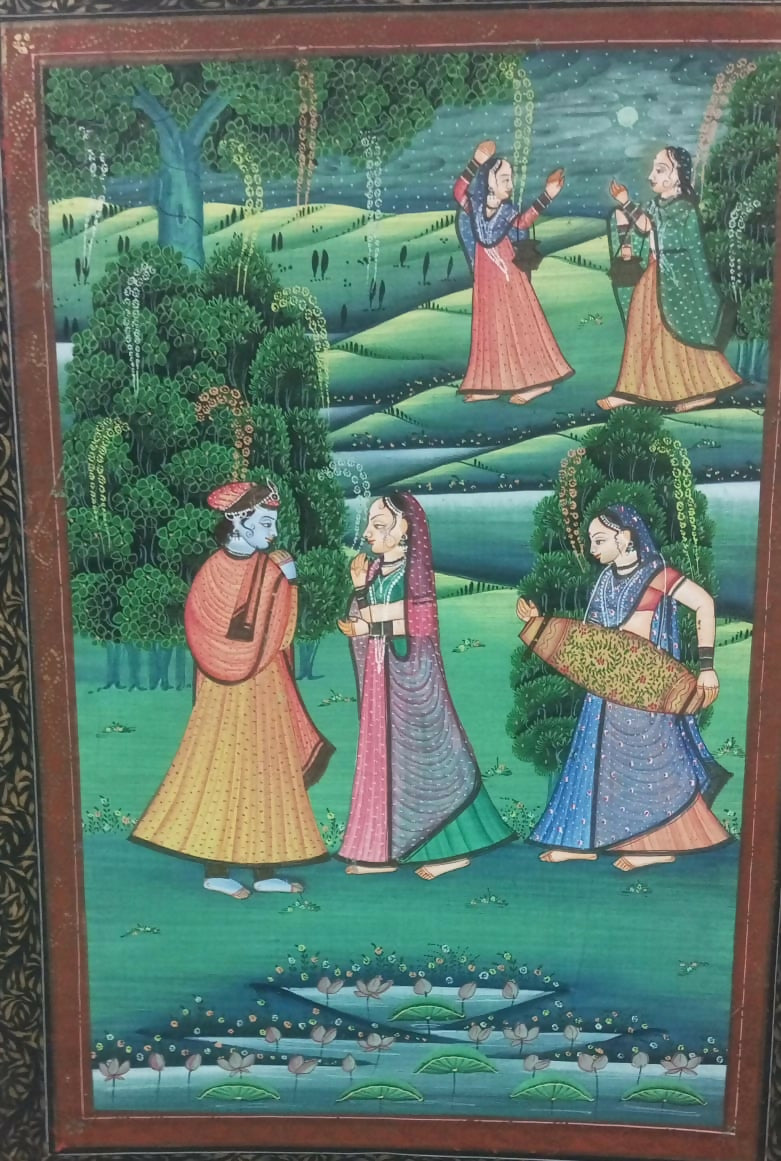 Krishna and the Sakhis