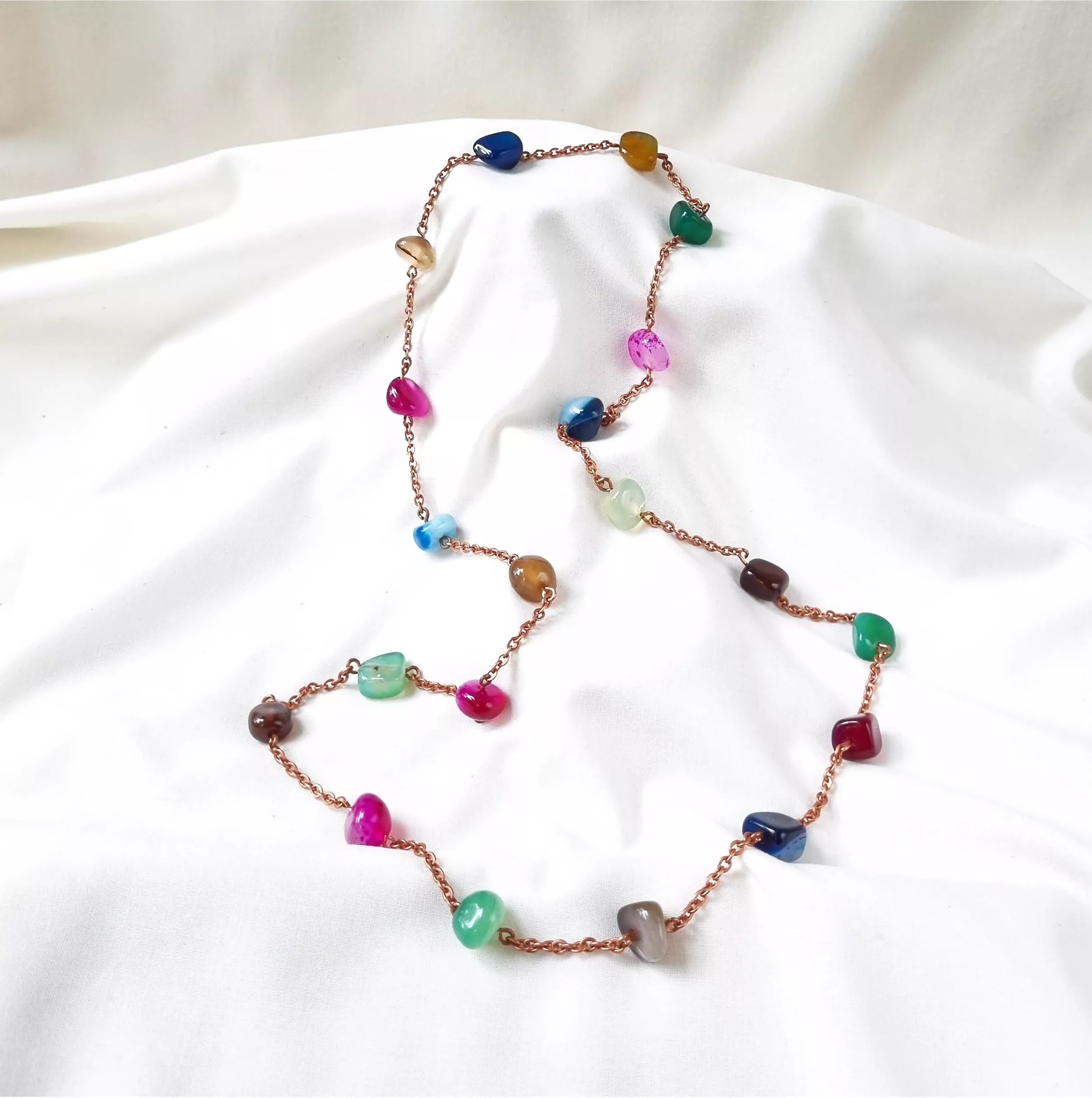 Rainbow of Love - Necklace, Earring, Bracelet set