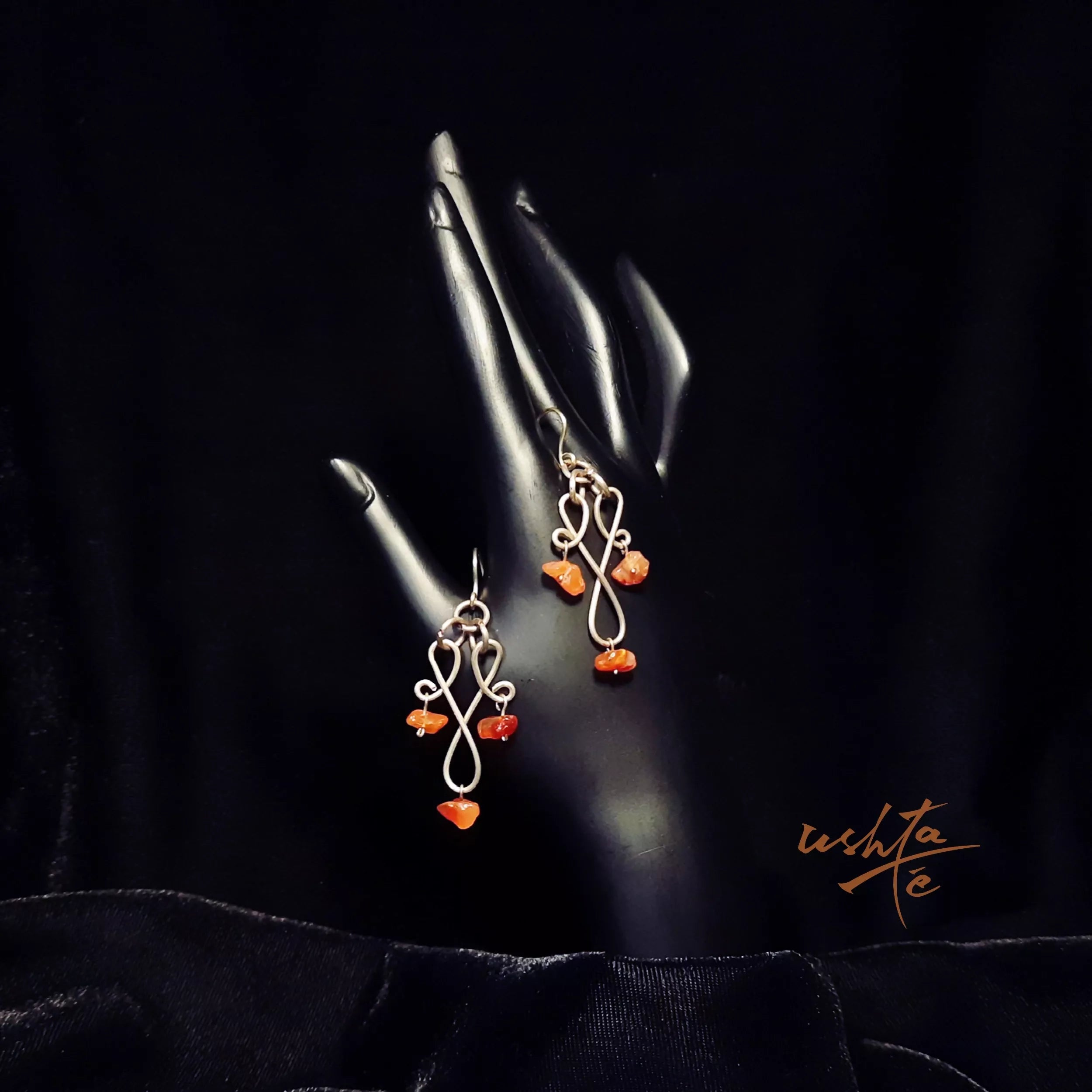 Orange Blossom - Necklace and Earring
