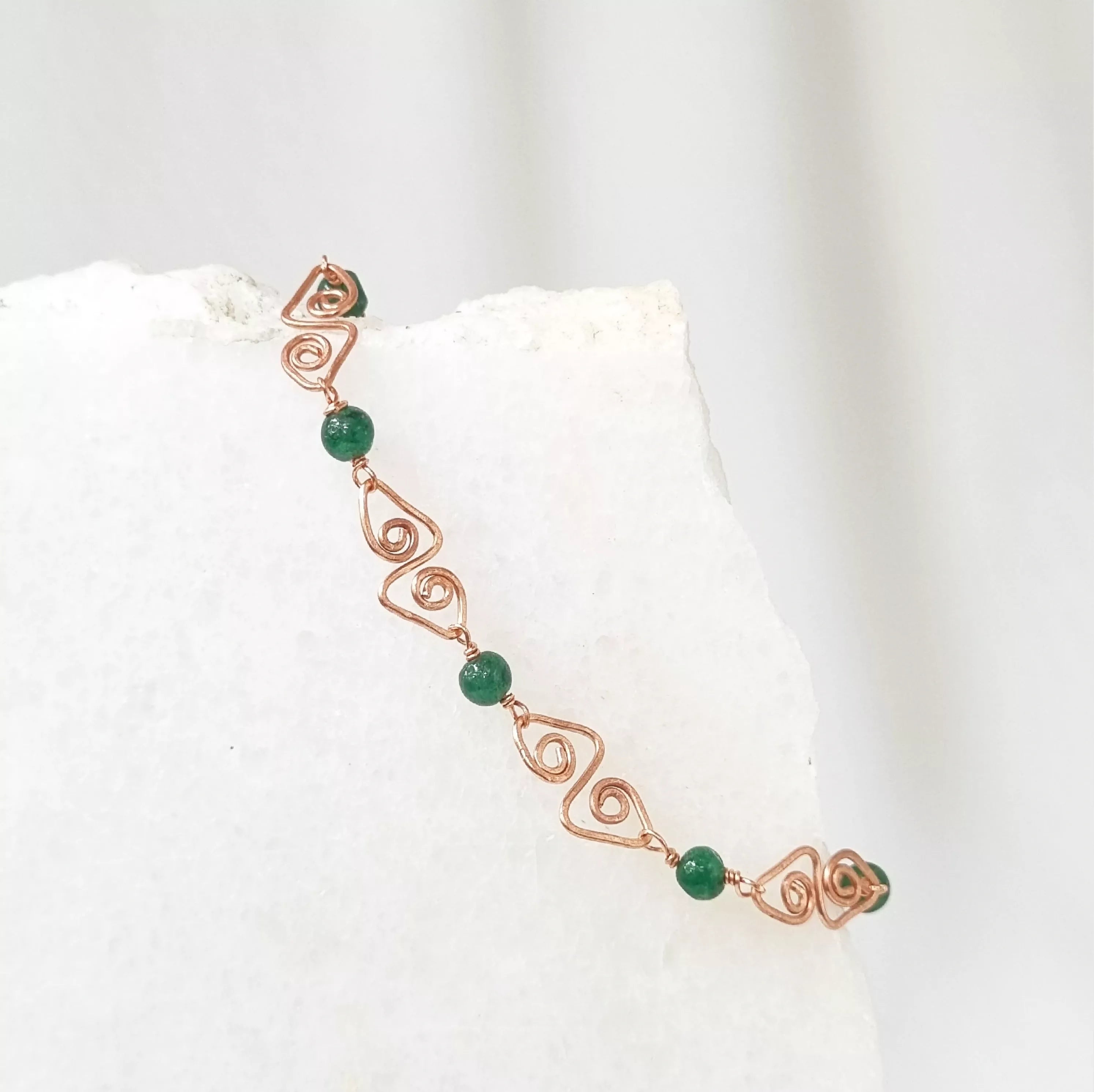 Spirangular Green - Bracelet