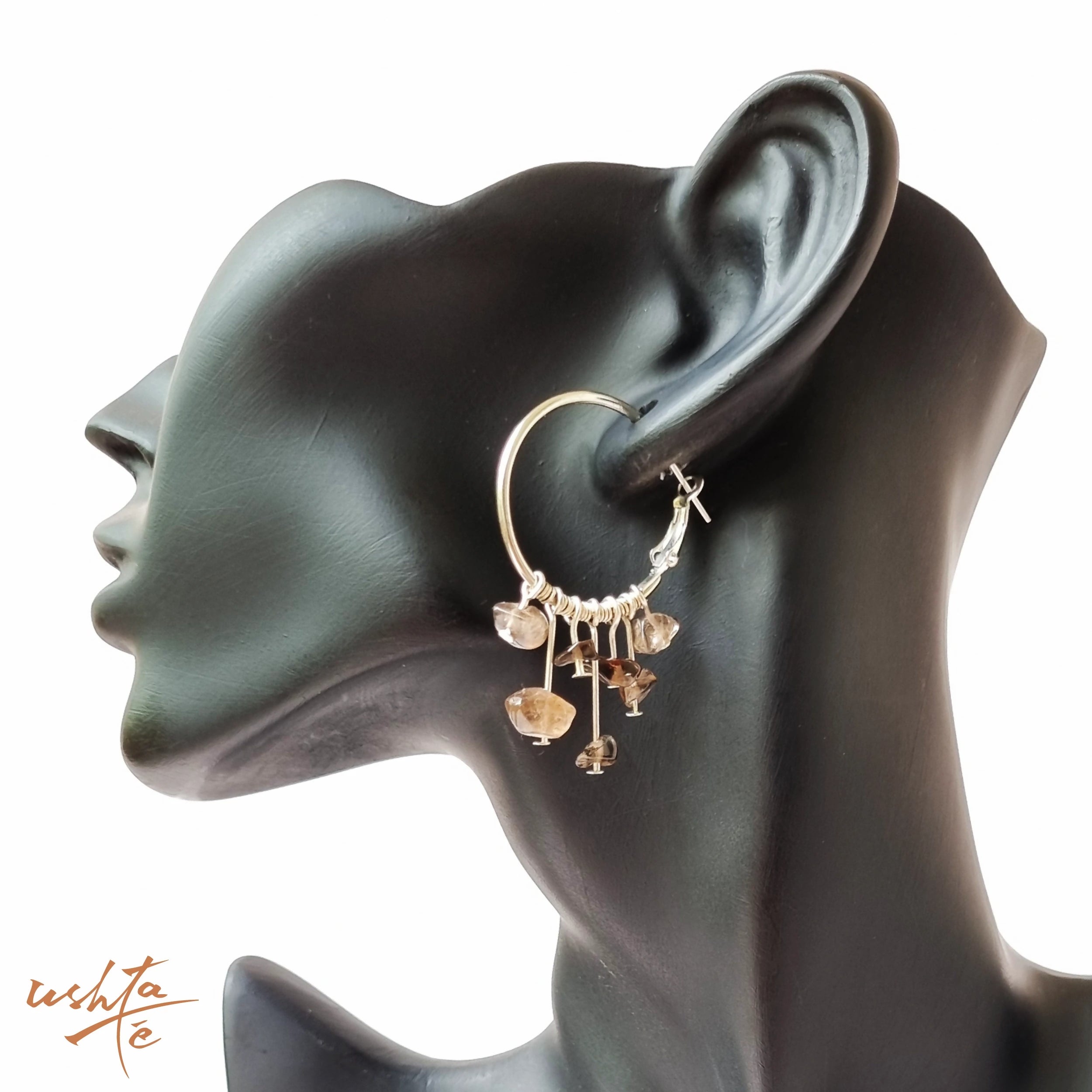 Drizzling Smoke - Earring