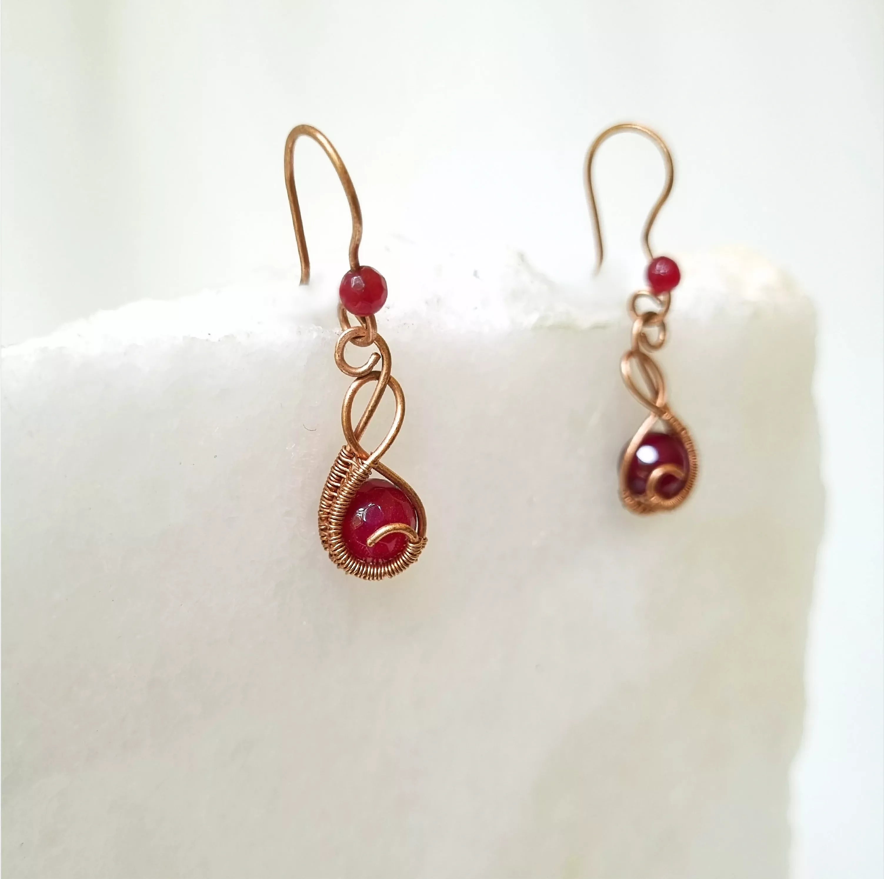 Crimson Court - Earrings