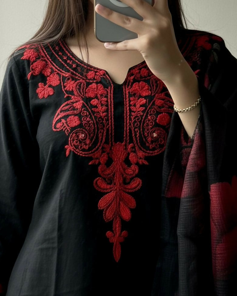 Designer Top Sharara & Dupatta Set