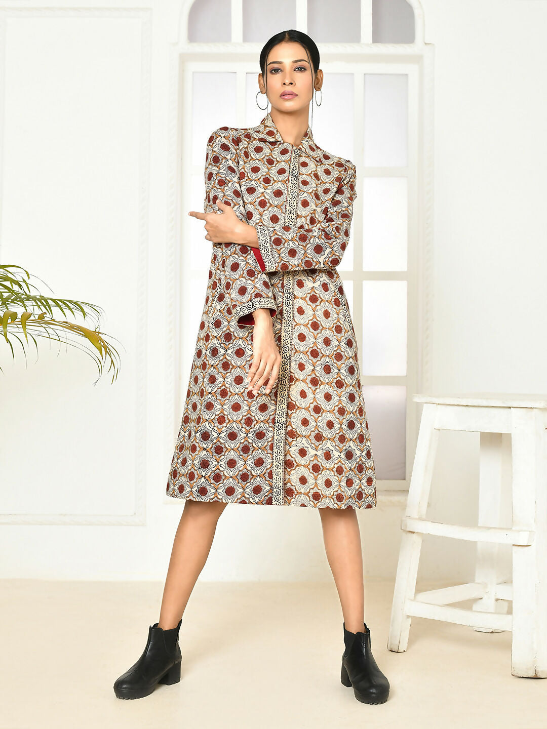 Mia Cotton Women's Long Jacket