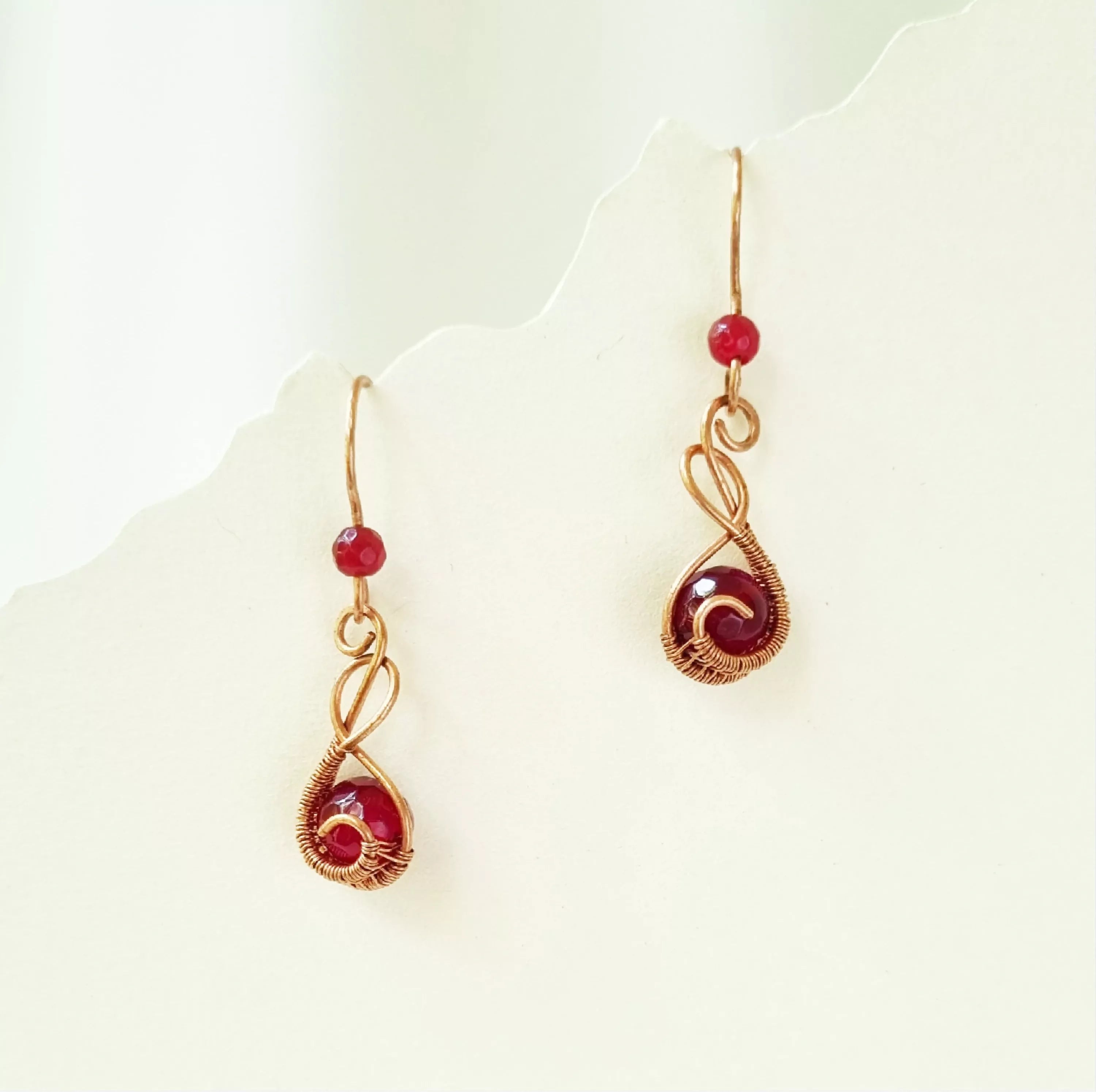 Crimson Court - Earrings