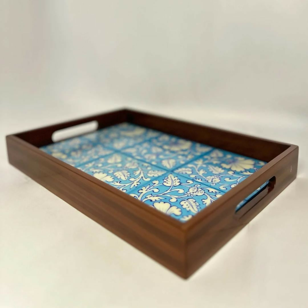 Tray with matching coaster