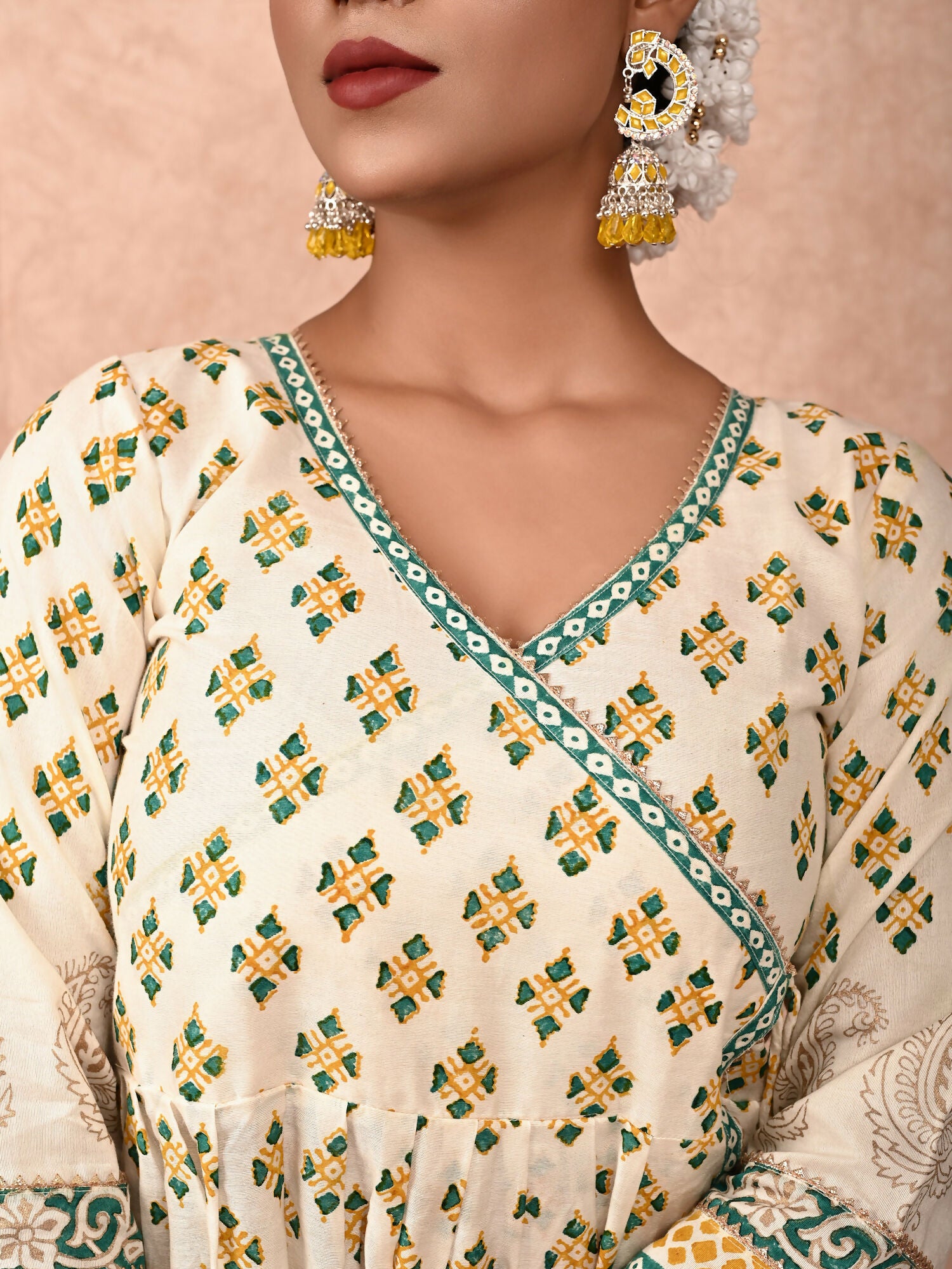 Mallika chanderi silk kurta set