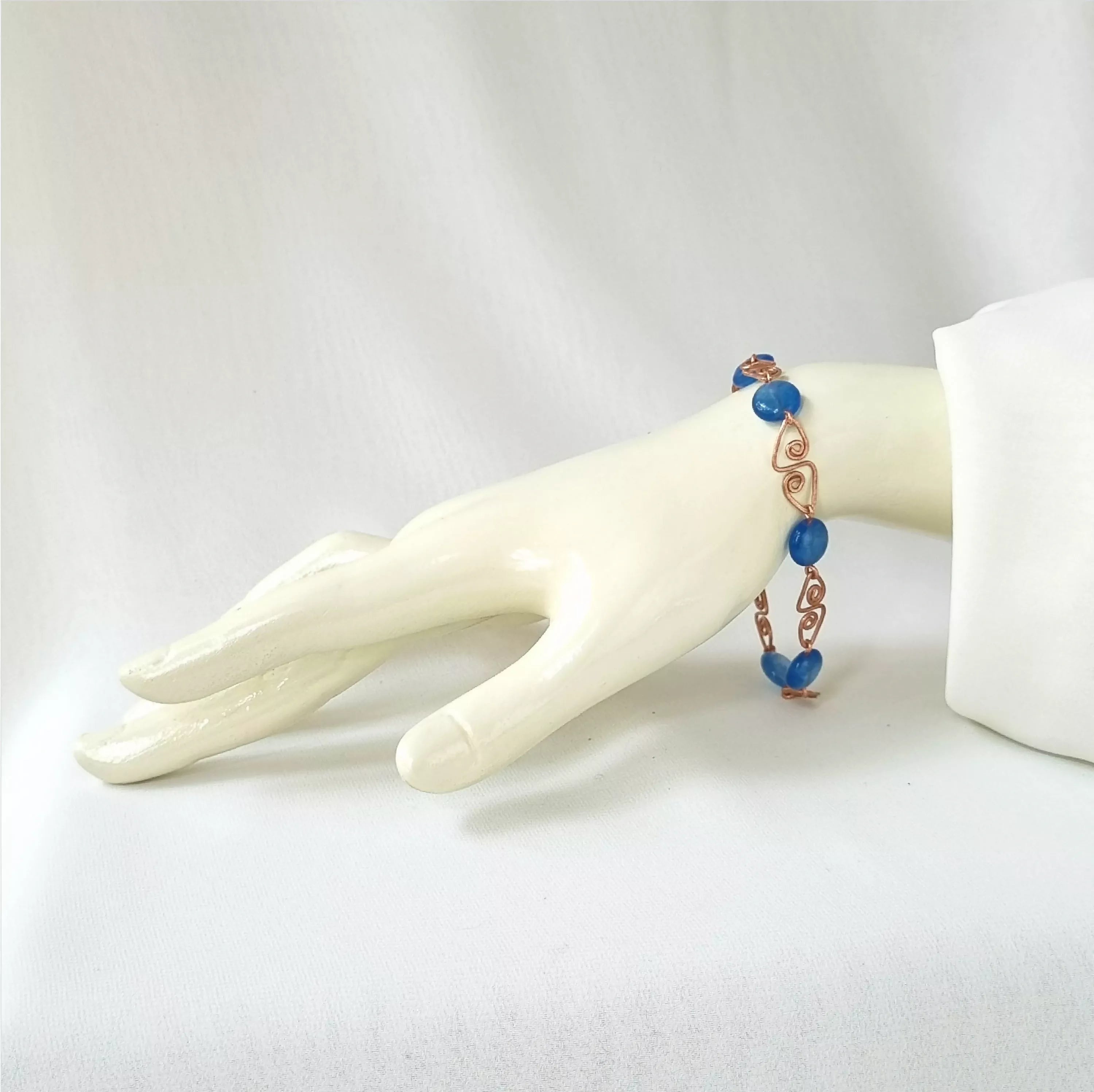 Spirangular Blue - Bracelet