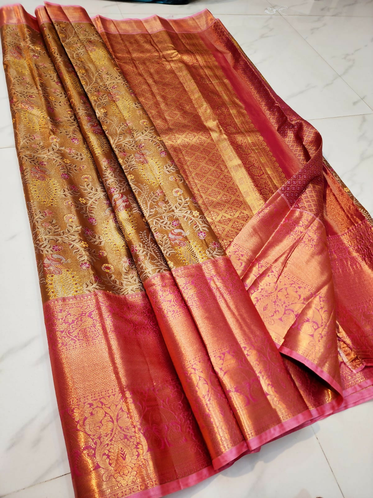 Handfeel Kanchi - Semi-Tissue Kanchi Bridal Sarees