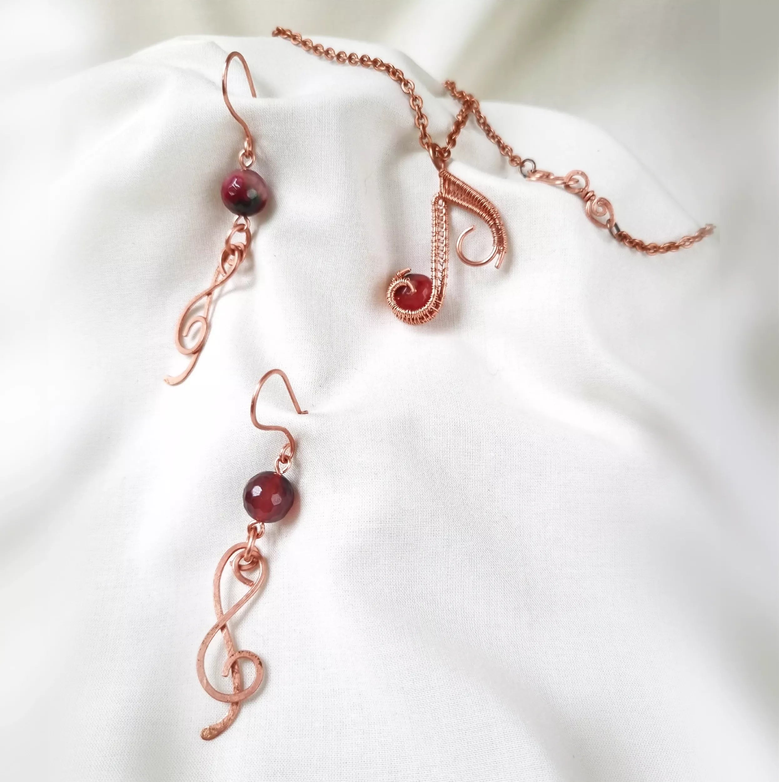 Treble Nebula - Necklace and Earring