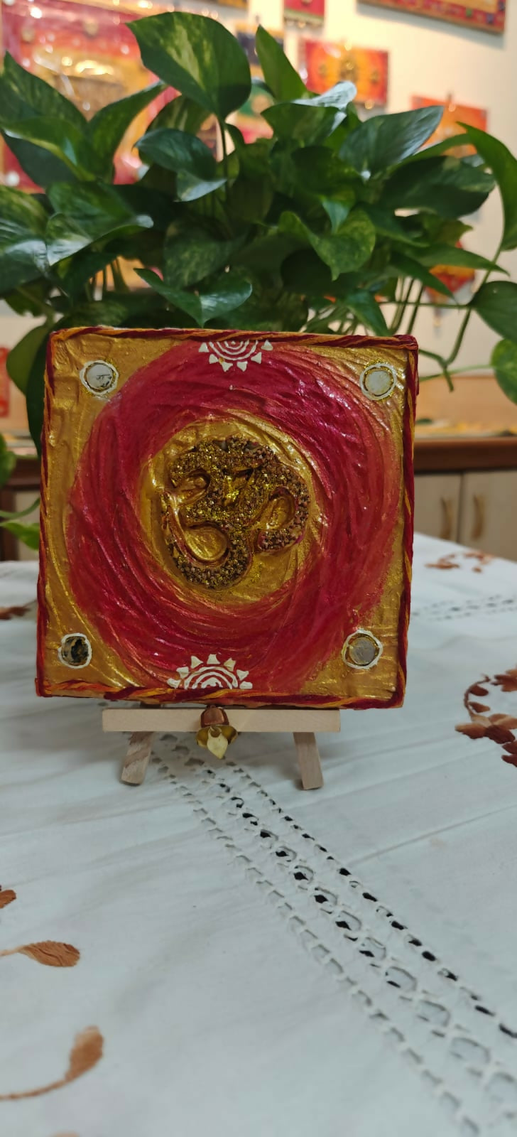 Golden Aum Chakra
