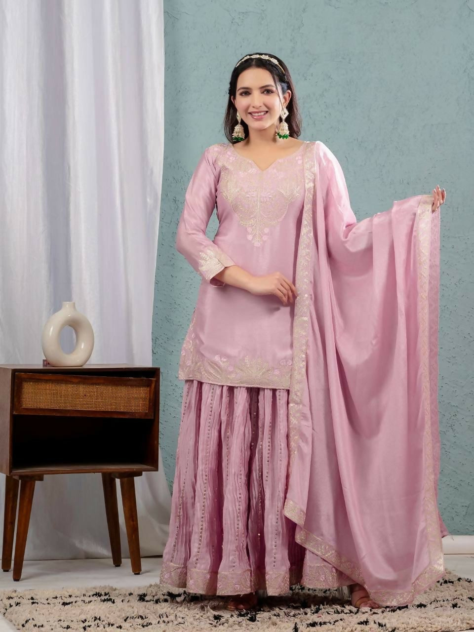 Chinon Sharara Suit Set