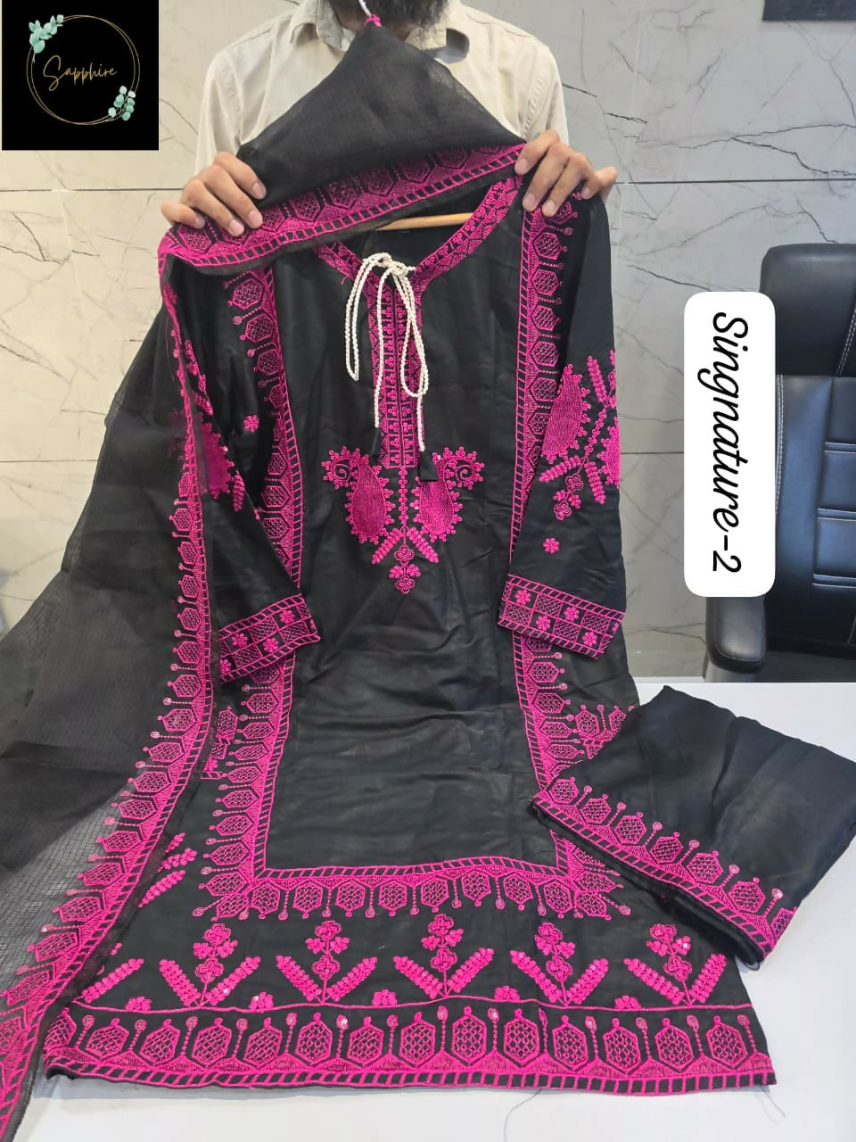 Sapphire Signature Vol-2 Rayon Suit Set